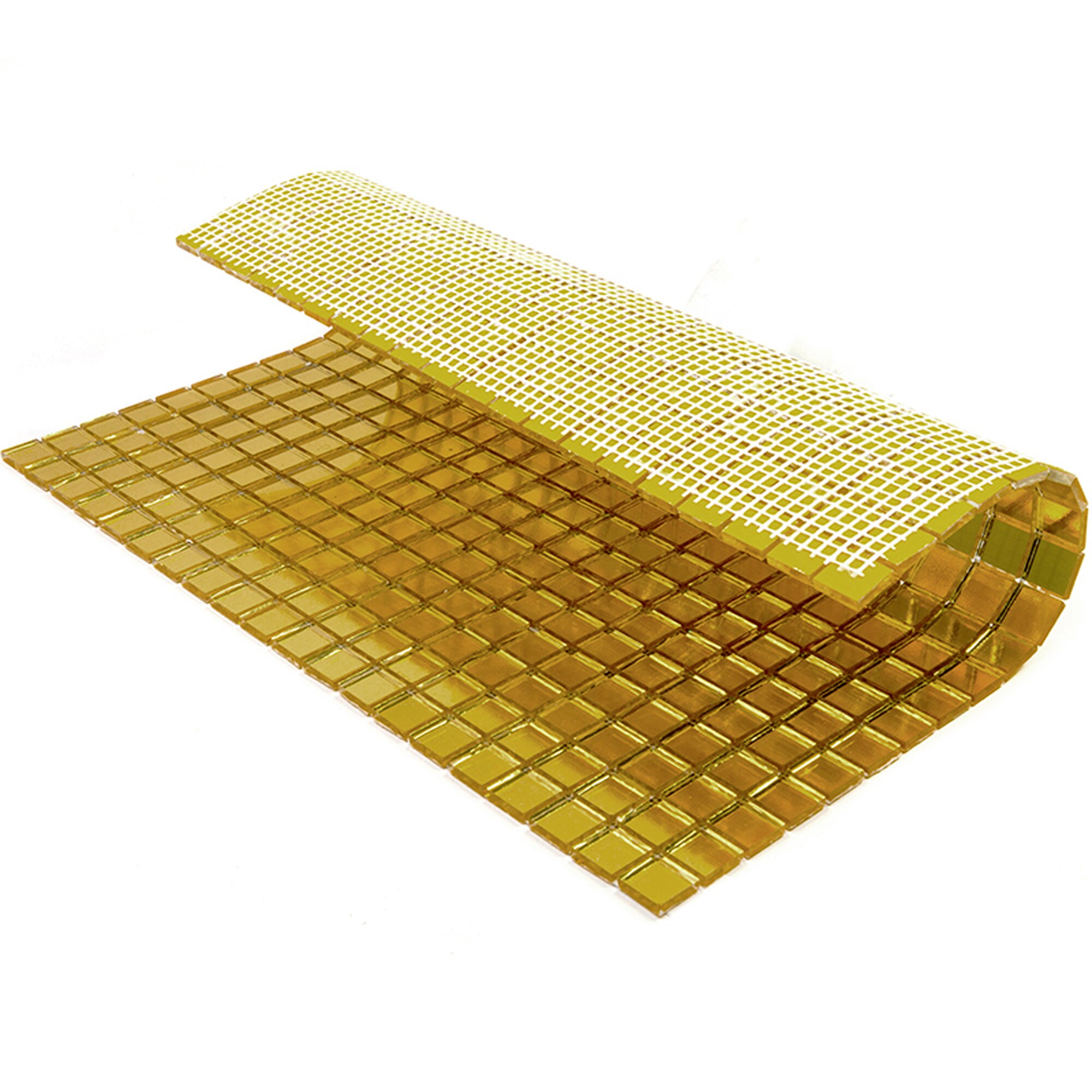 Apollo Tile Altin Silver 11-1/2-in x 11-1/2-in Glossy Glass Uniform Squares Floor and Wall Tile (18.69-sq. ft/ Carton)