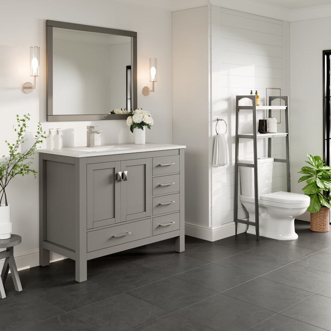 Eviva TVN414-42X18GR-L Bath-Vanity-Combo - View #7