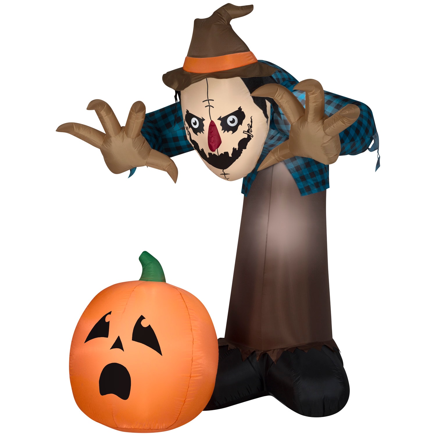 Gemmy G-551393 7.51-ft Yard stake Lighted Scarecrow Inflatable