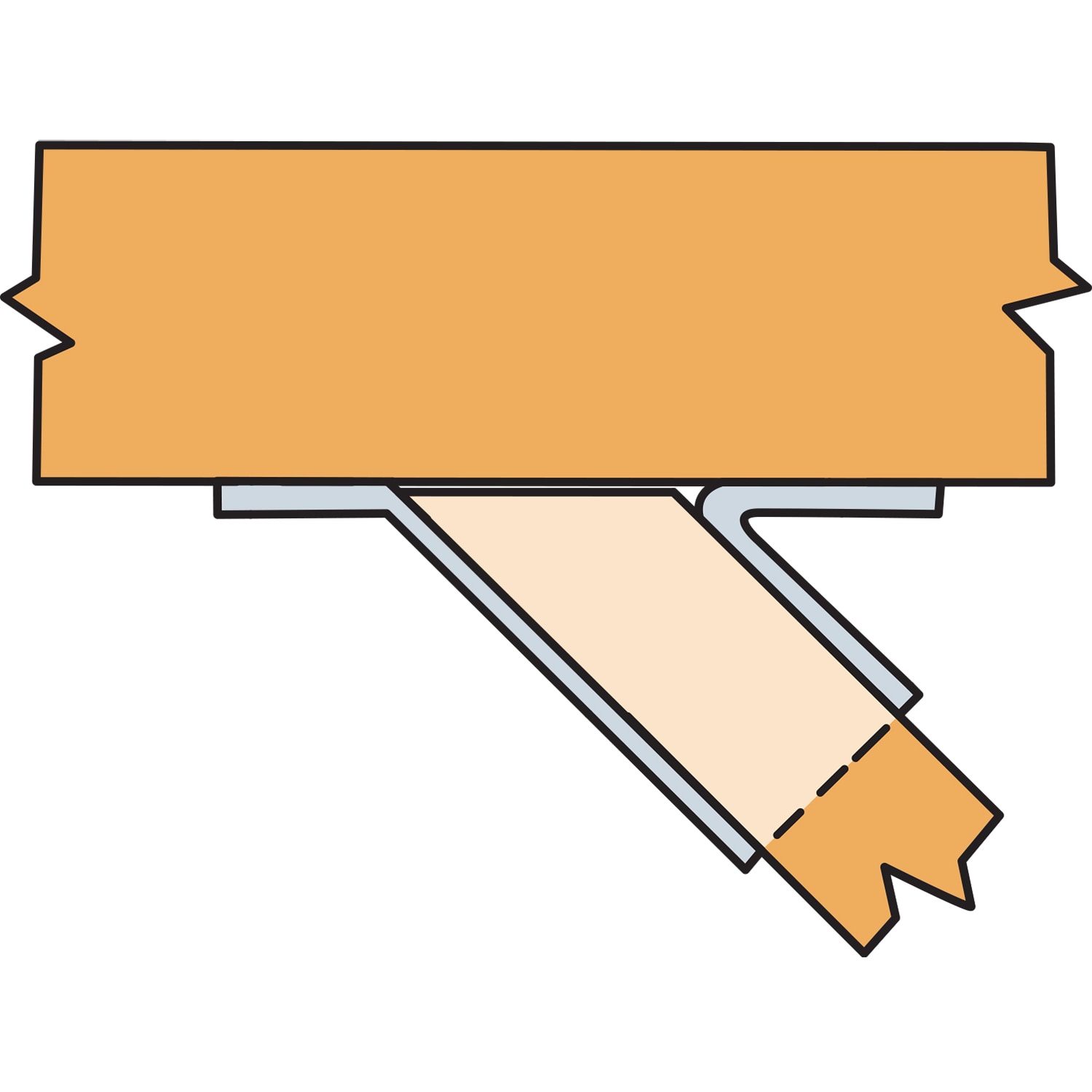 Simpson Strong-Tie Single 1-3/4-in x 11-7/8-in 16-Gauge G90 Galvanized  Angled Joist Hanger in the Joist Hangers department at