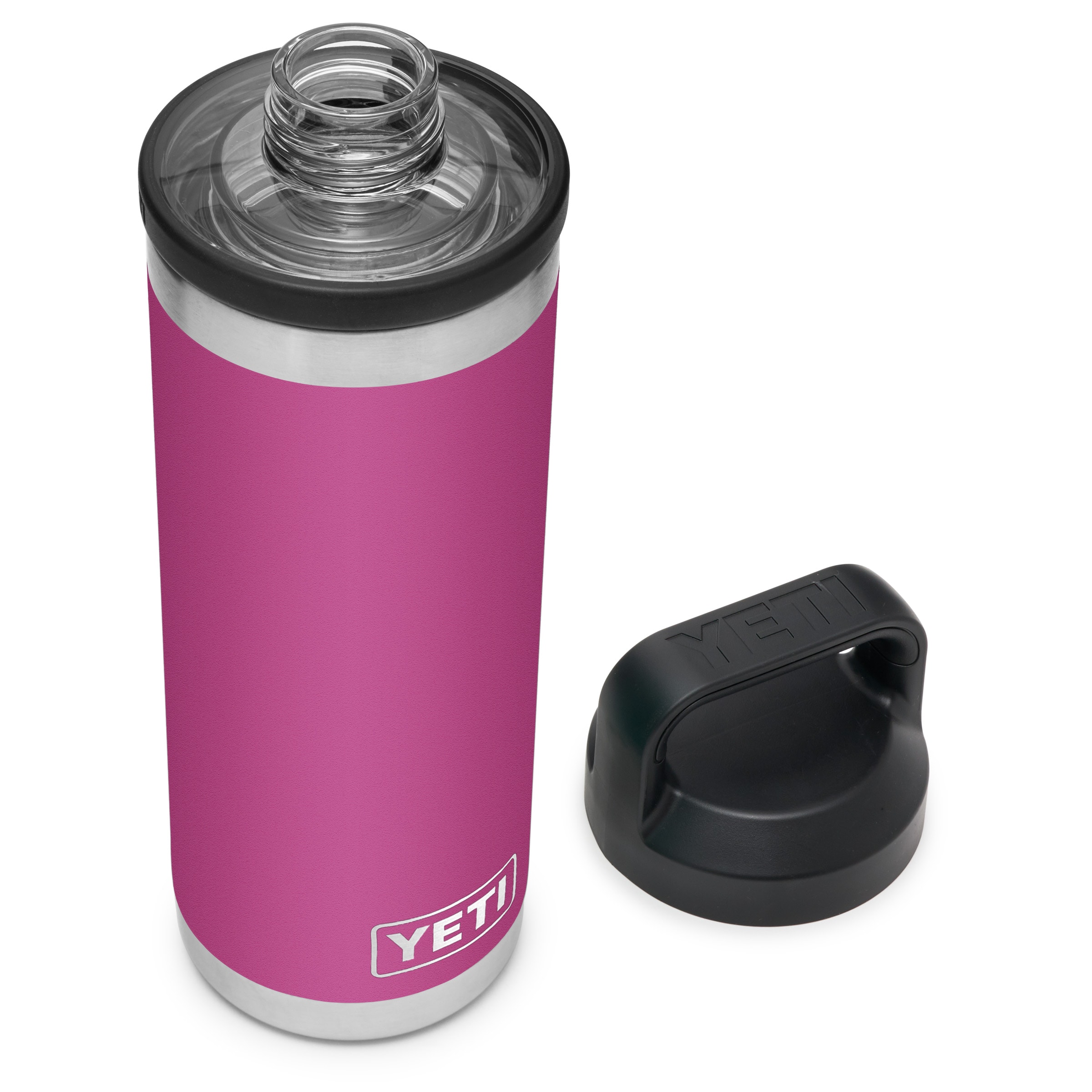 YETI Rambler 18-fl oz Stainless Steel Water Bottle with Chug Cap, Prickly  Pear Pink at