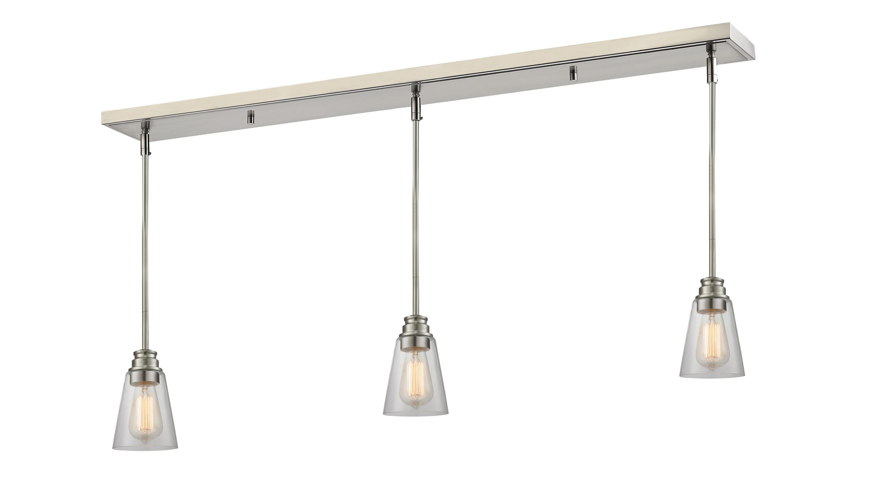 Z-Lite 428MP-3BN Annora Brushed Nickel Incandescent Medium base (E-26) Pool Table Lighting