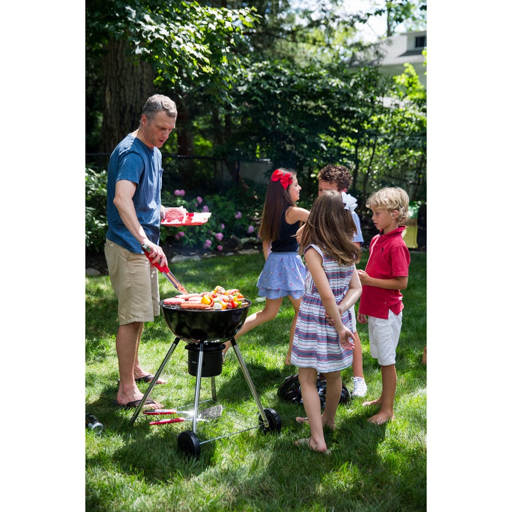 Cuisinart Black Kettle Charcoal Grill in the Charcoal Grills department at 