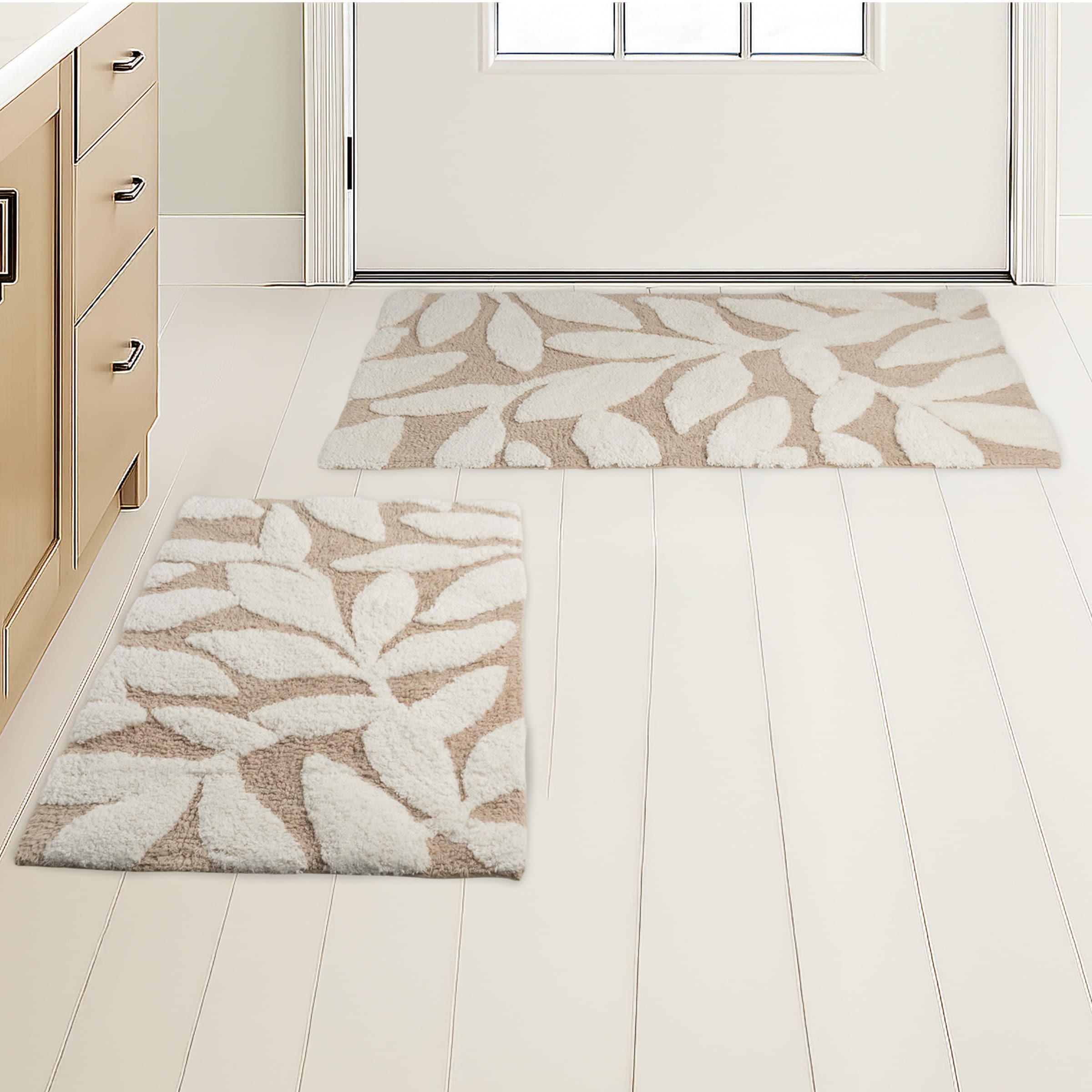 Lavish Home ST-BATH5-BN Bath-Rugs - View #6