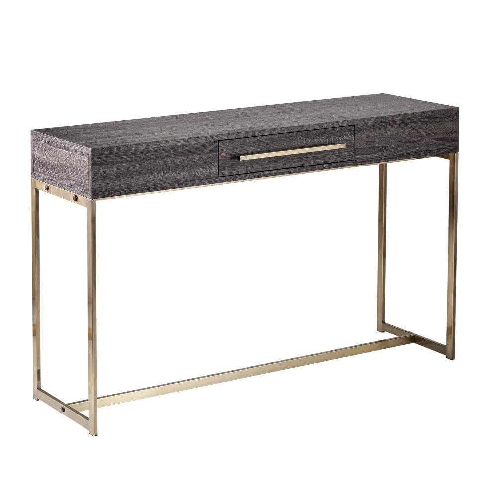 Boston Loft Furnishings ATG3084001CK Pruday Casual Black Oak Console Table