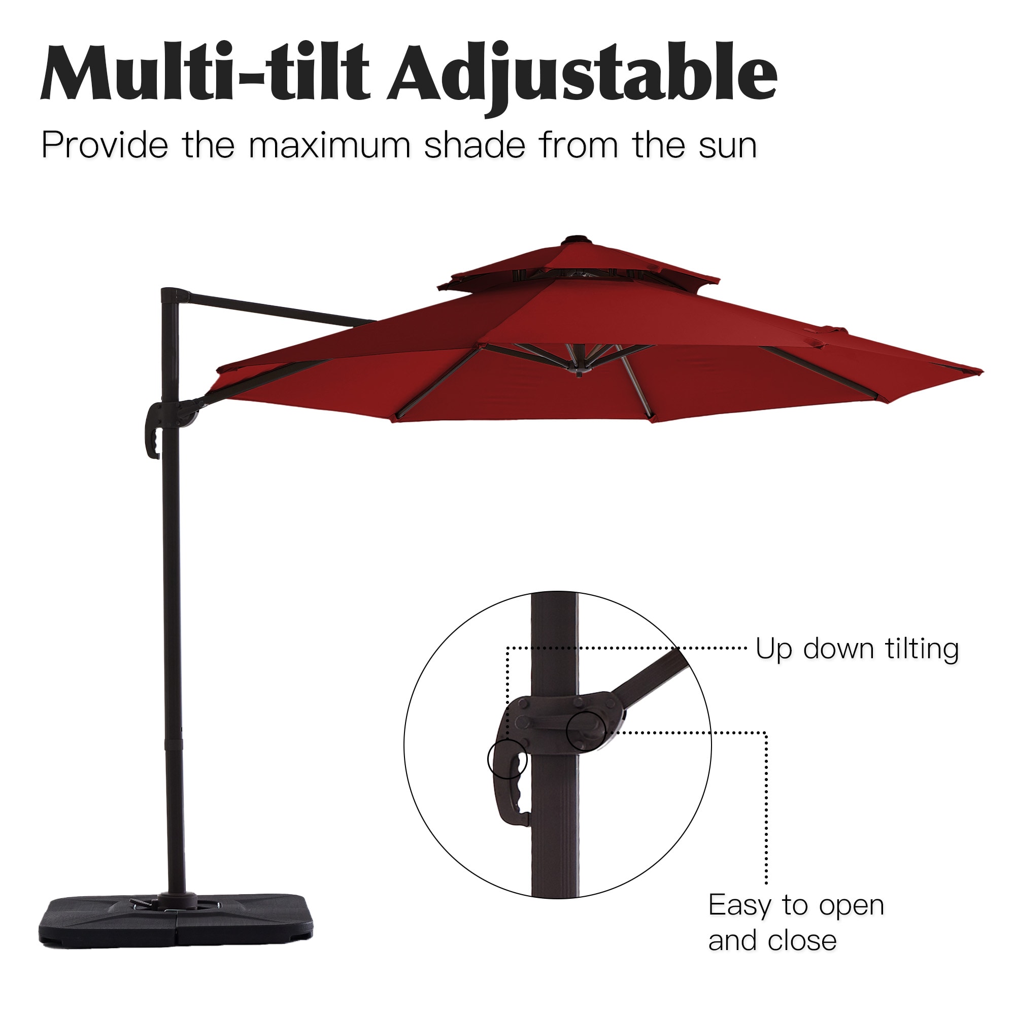 VOUA JE-LK11-GY+BASE Umbrellas-2 - View #4