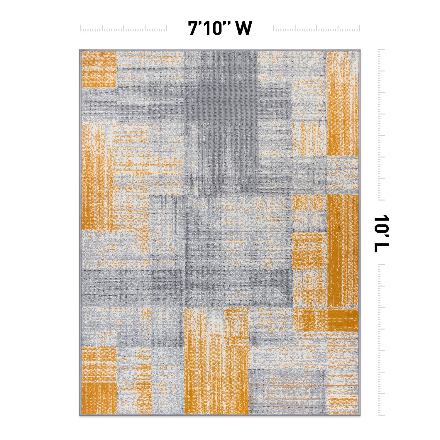 World Rug Gallery 3008YELLOW8X10 rugs - View #2