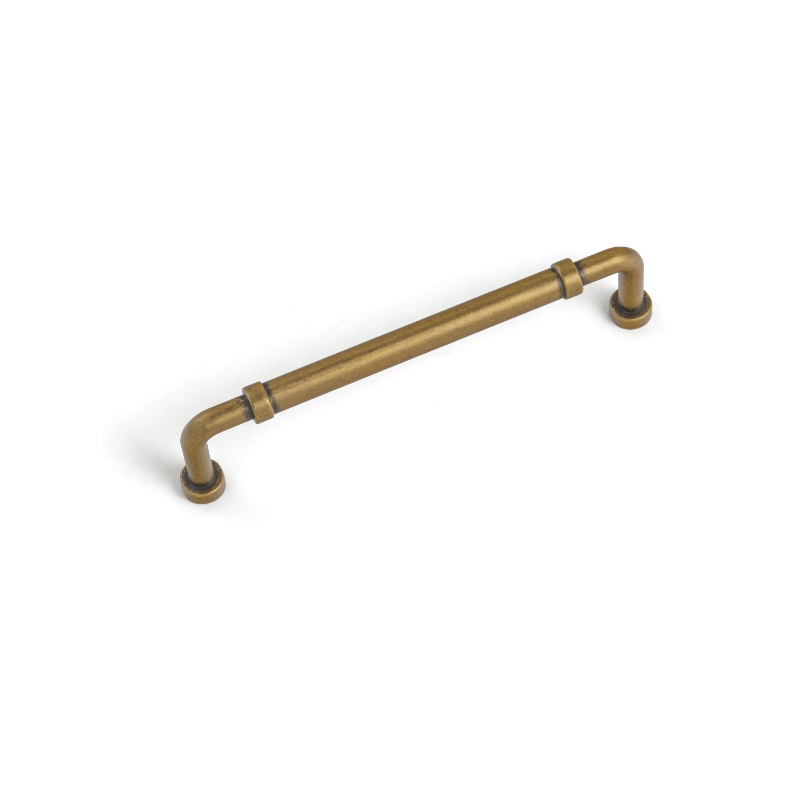 Miaokesen 1826GT-128 5-1/16-in , 128mm Center to Center Antique Brass Cylindrical Bar Drawer Pull 6 -Pack