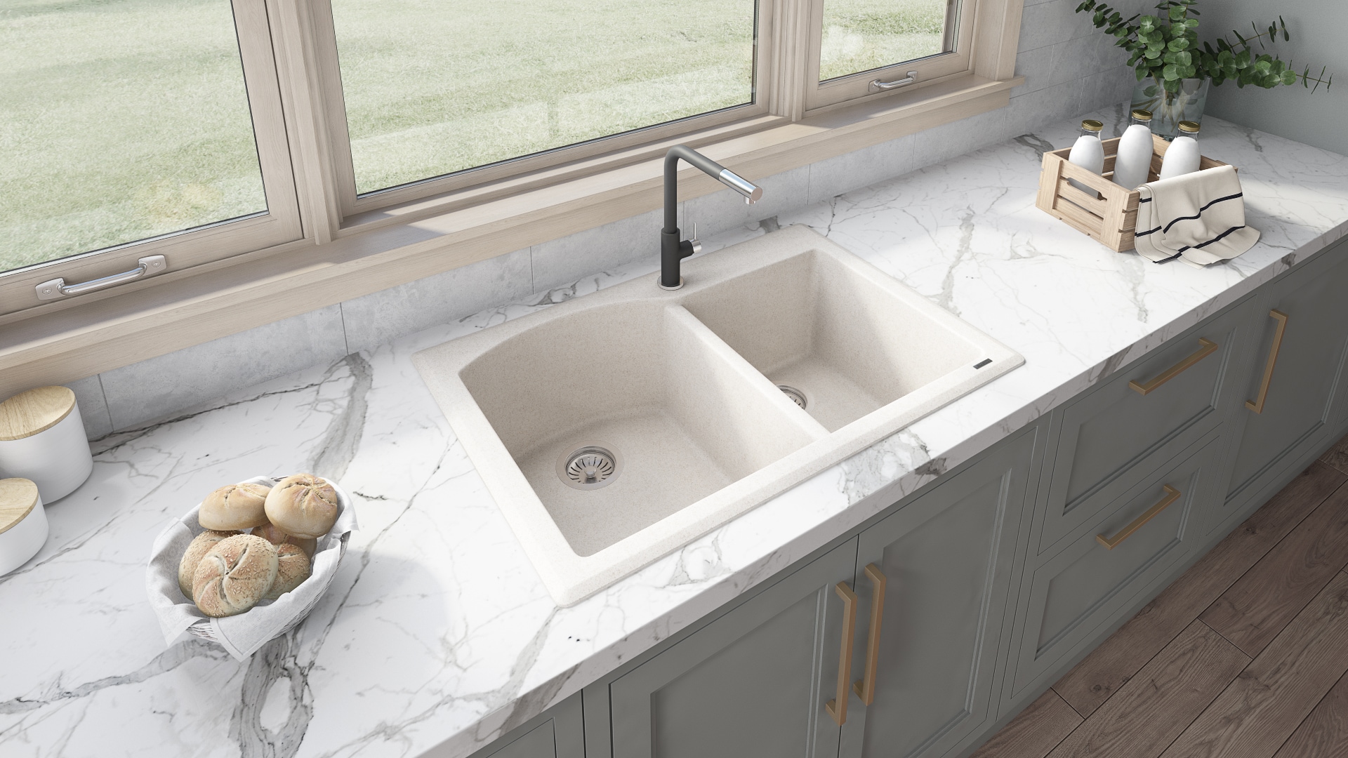 Ruvati RVG1344CS Kitchen-Sinks - View #11