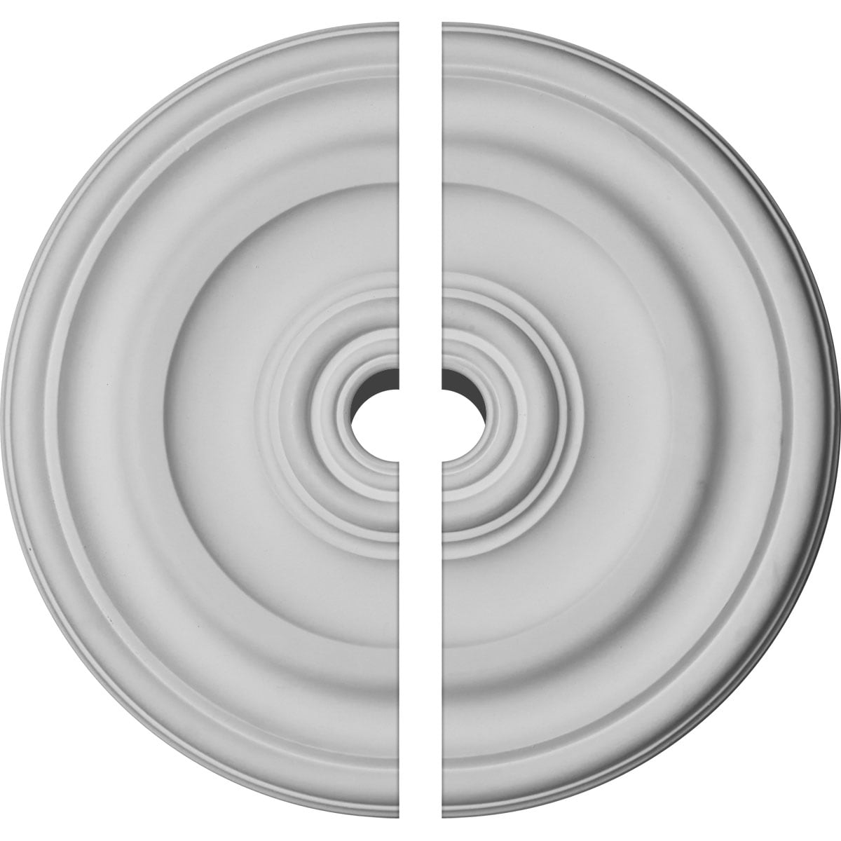 Ekena Millwork CM12KP2-01500 Kepler Traditional 11.875-Inches W x 11.875-Inches L Traditional Primed Polyurethane Split Ceiling Medallion