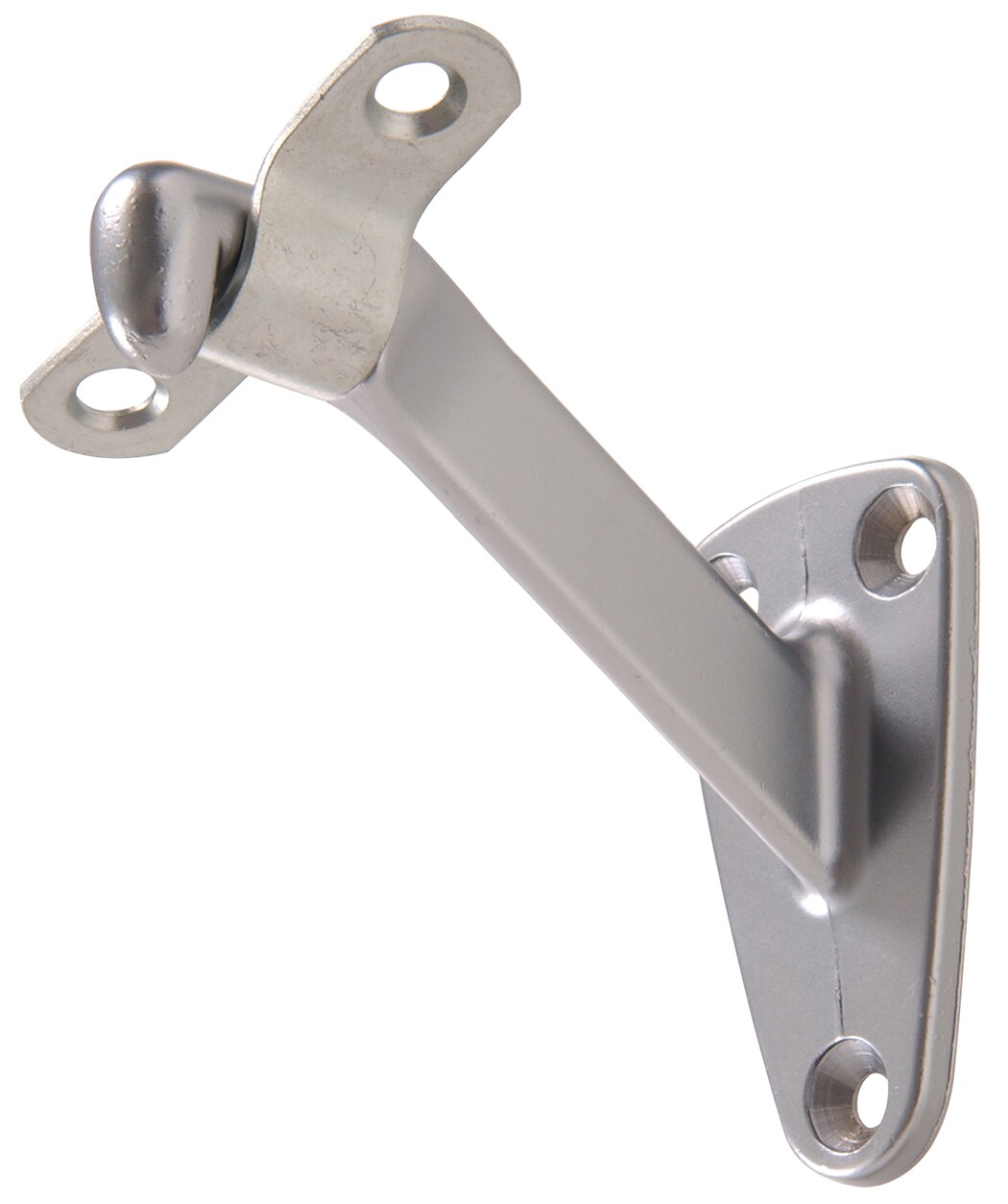 Hardware Essentials 852874 3.2-in x 3-in x 1.4-in Chrome Steel Handrail bracket