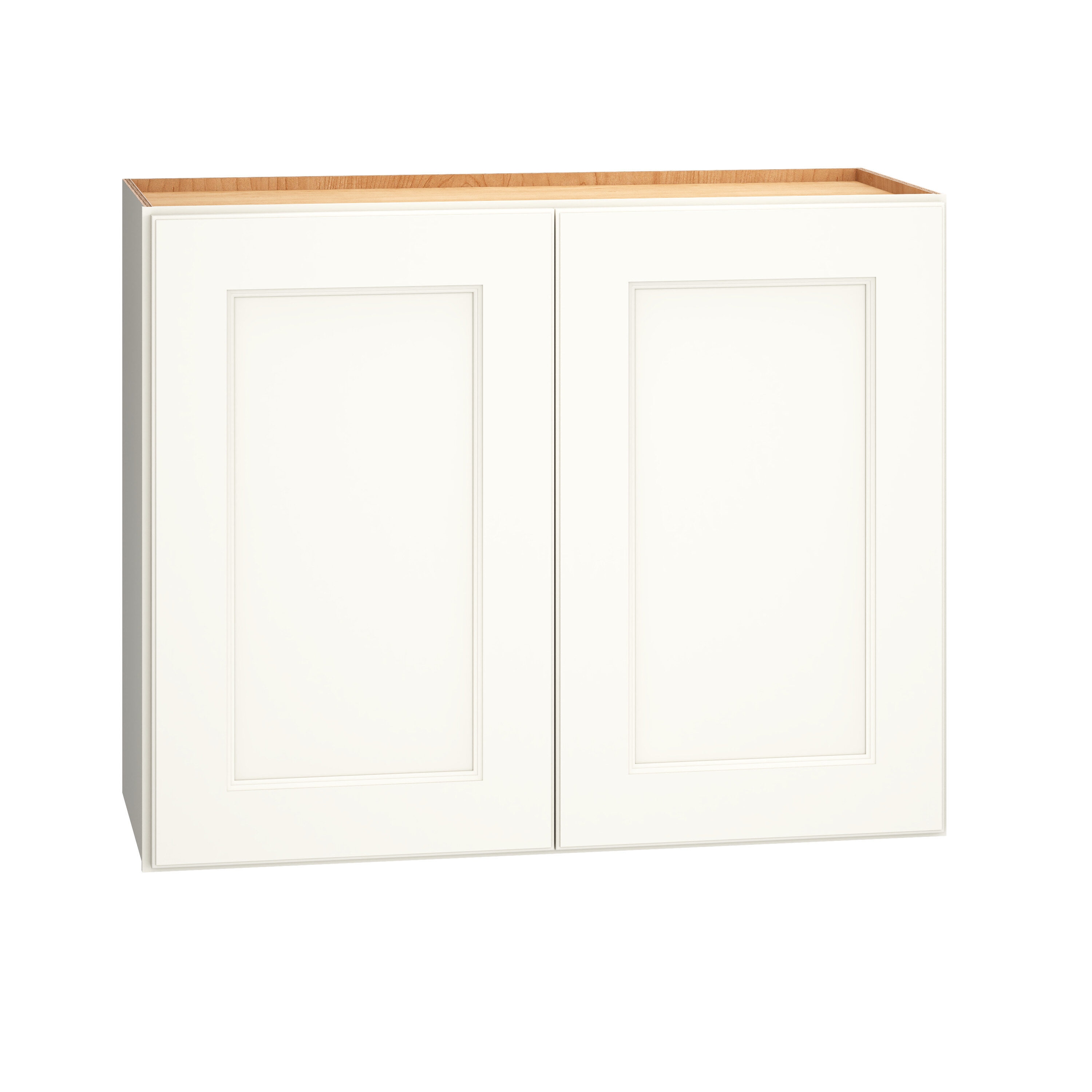 Diamond Express 325 W3024 Macaulay 30-in W x 24-in H x 12-in D White Wall Fully assembled Plywood Cabinet (Recessed Panel Square)