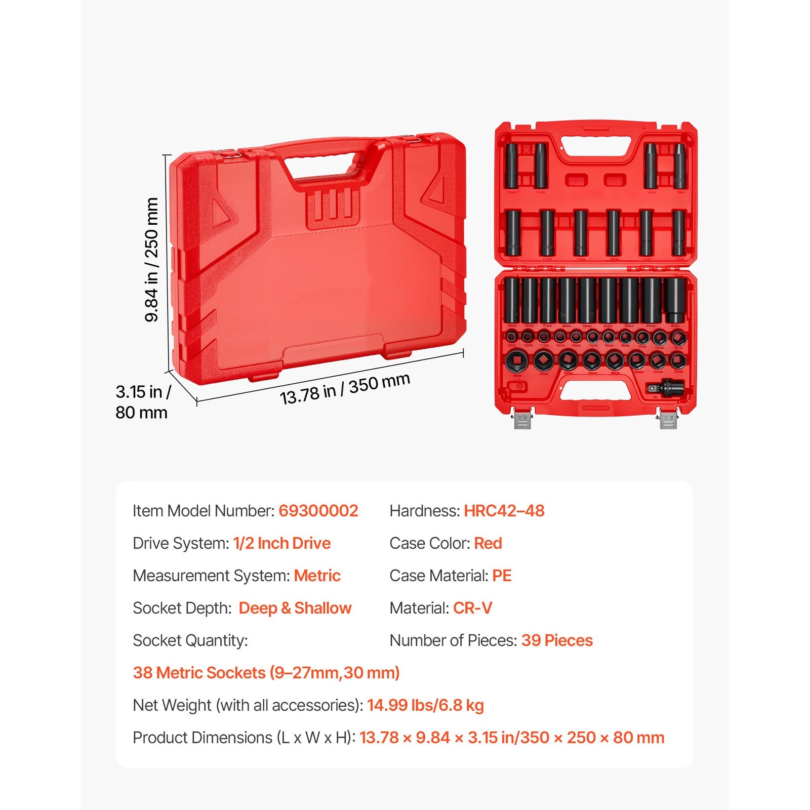 Mecale YAS-D6VPQP Impact-Socket-Sets - View #3