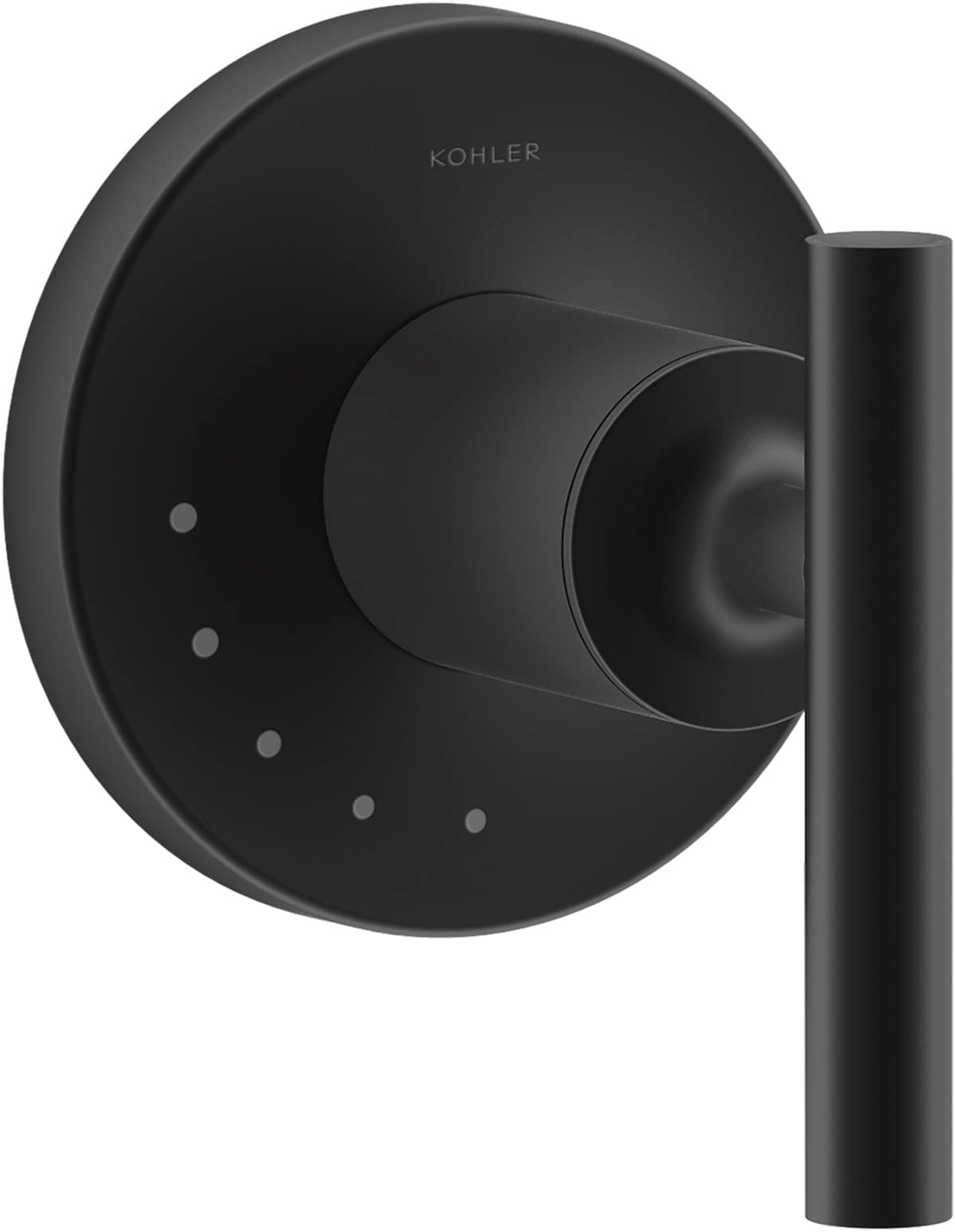 KOHLER K-T14490-4-BL Matte Black Lever Shower Faucet Handle