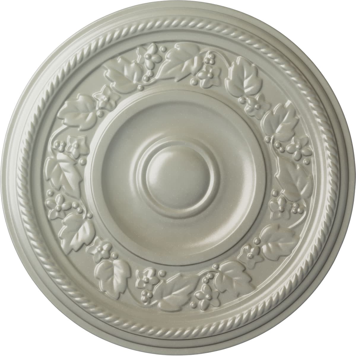 Ekena Millwork CM16TYFCS Tyrone 16.125-in W x 16.125-in L Painted Flash Copper Polyurethane Whole Ceiling Medallion