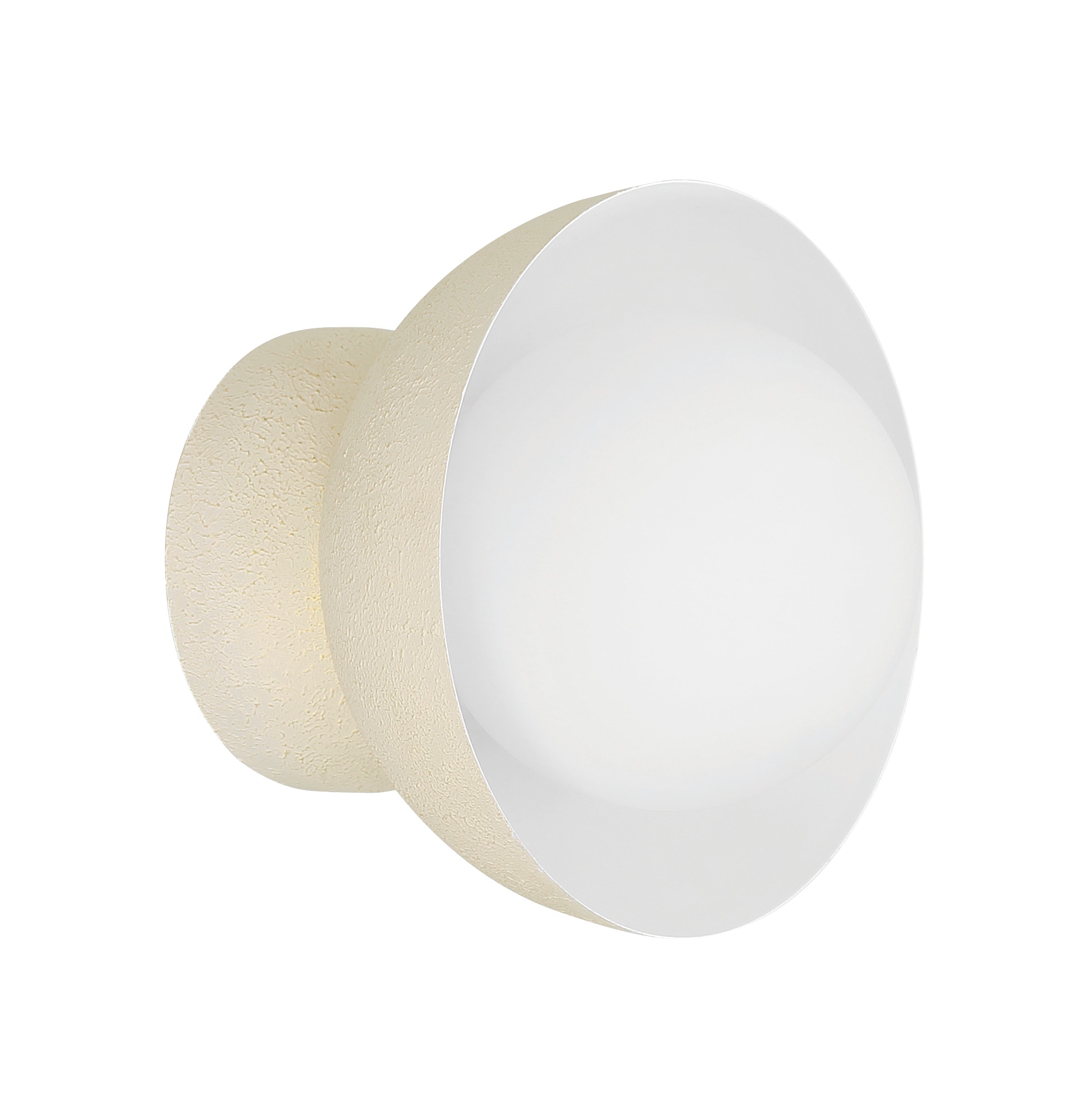 Craftmade 59161-CW Ventura 7.63-in W 1 -Light White Wall Sconce