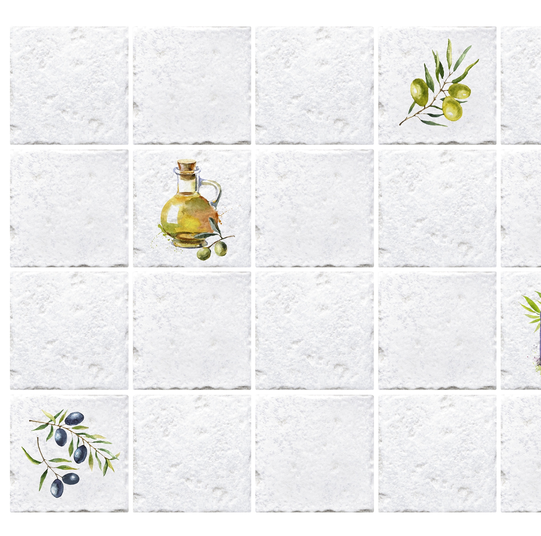 Dundee Deco GRLU-TP10019482-10 36-in x 24-in Embossed Green Yellow PVC Wainscot Faux Brick Wall Panel (10-Pack)