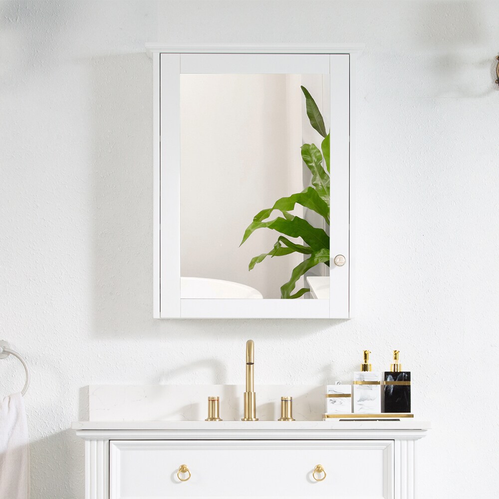 WELLFOR MED24YS1WT Bathroom-Medicine-Cabinets - View #2