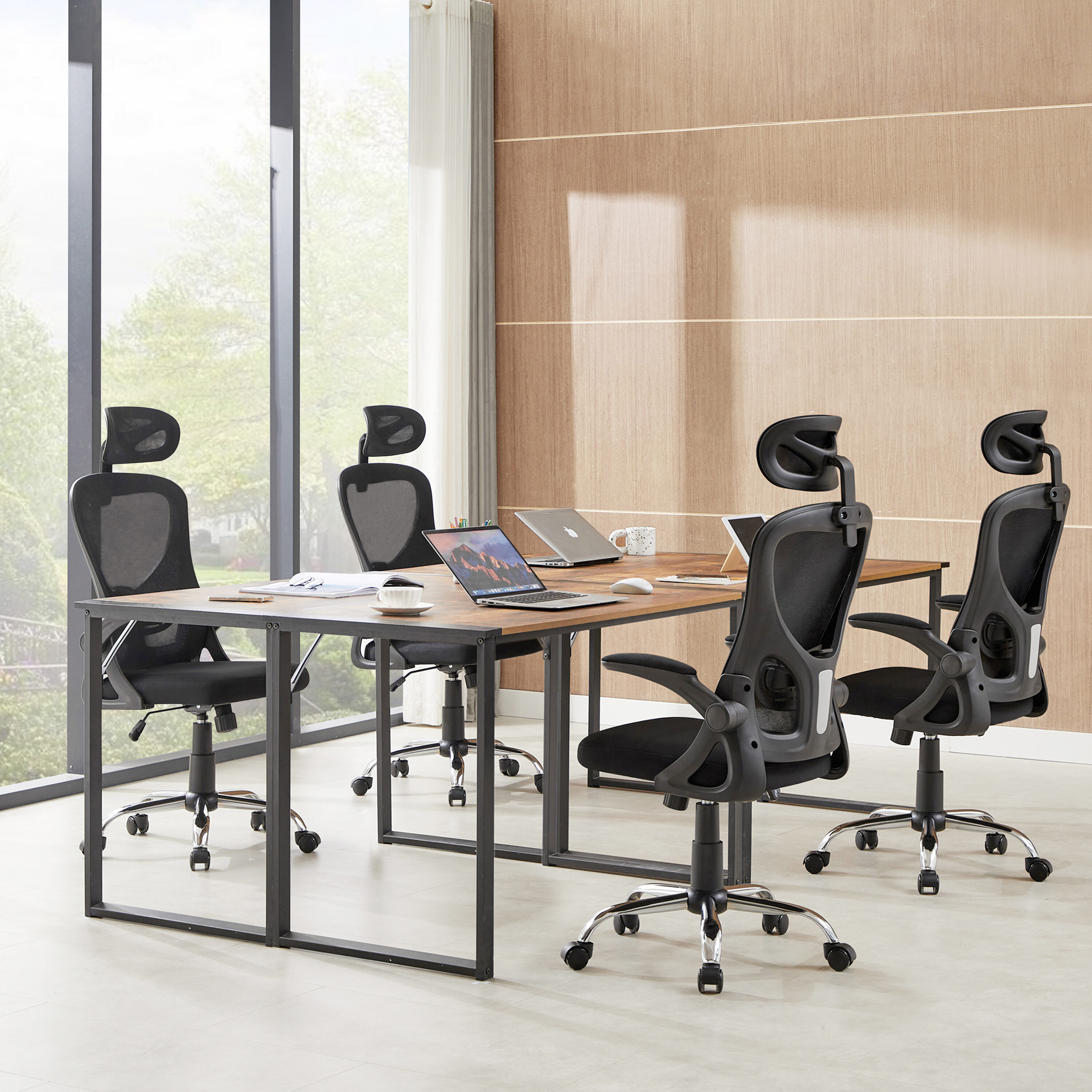 Vecelo LOE-OC02-BLK Office-Chairs - View #9