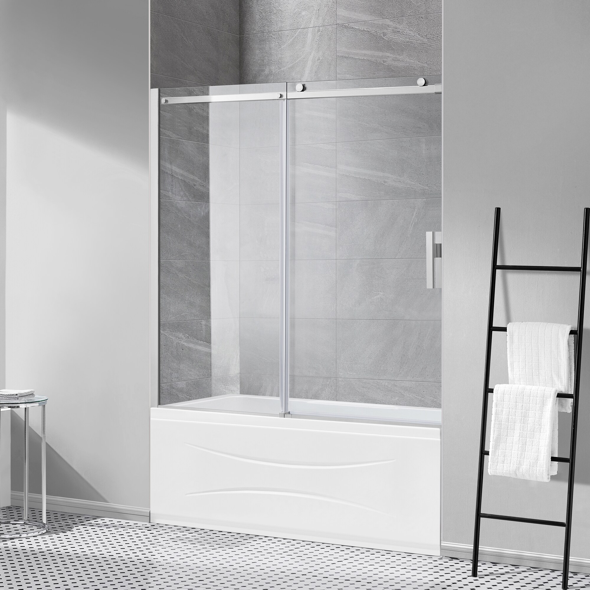 allen + roth DAVIDSON-TD-SN Bathtub-Doors - View #2