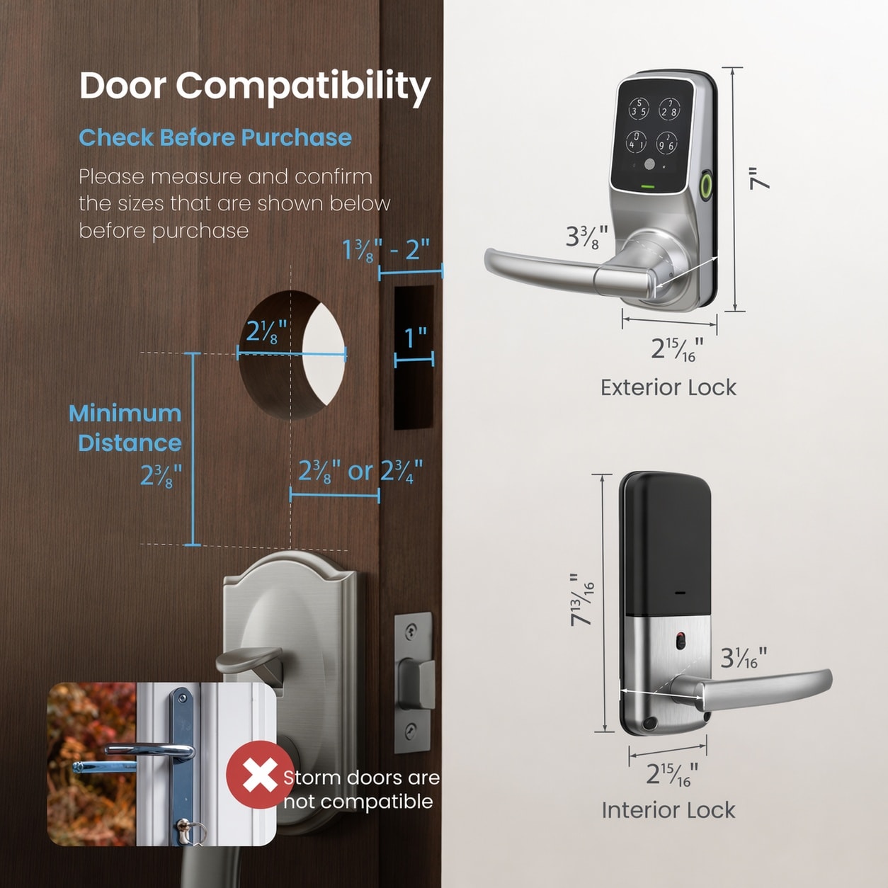 Etokfoks LET3QT8BU Electronic-Door-Locks - View #8
