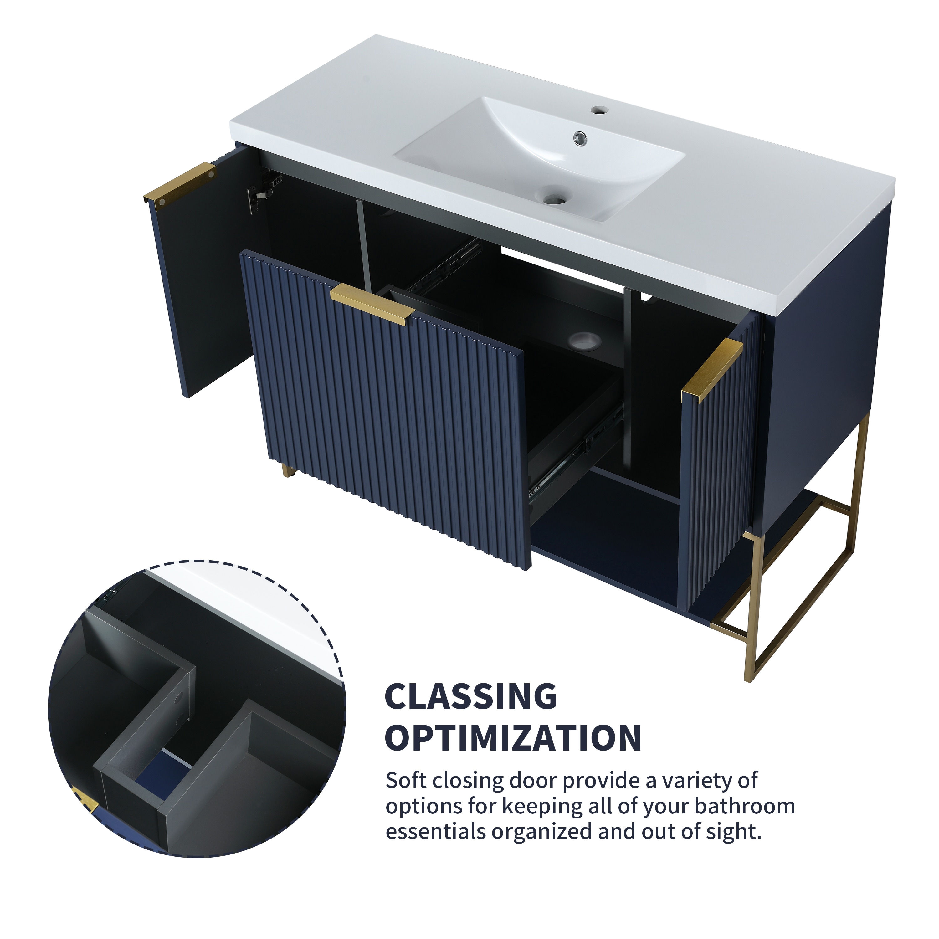 WELLFOR GLEM-46655 Bath-Vanity-Combo - View #5
