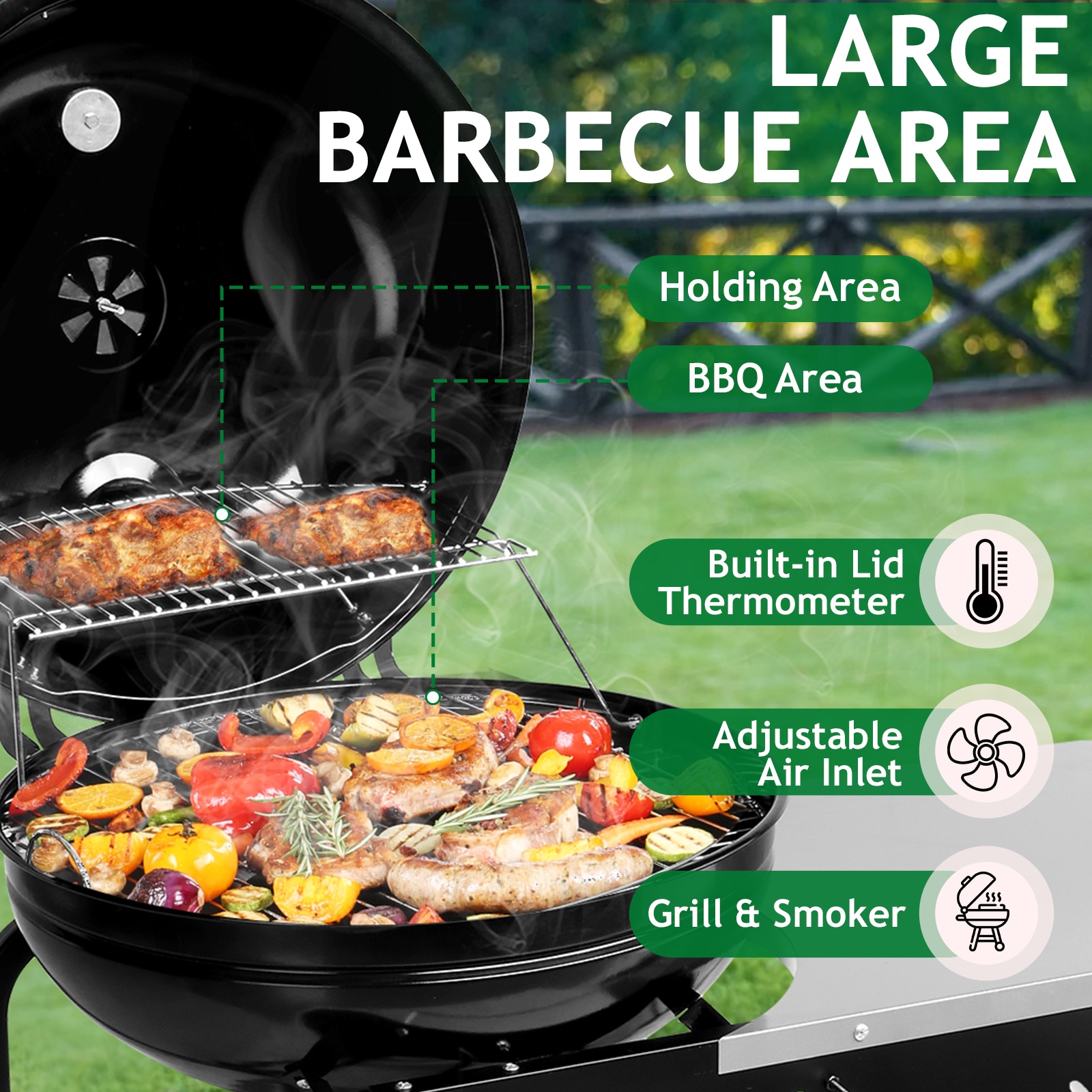 Winado LO1G57000898 Charcoal-Grills - View #8