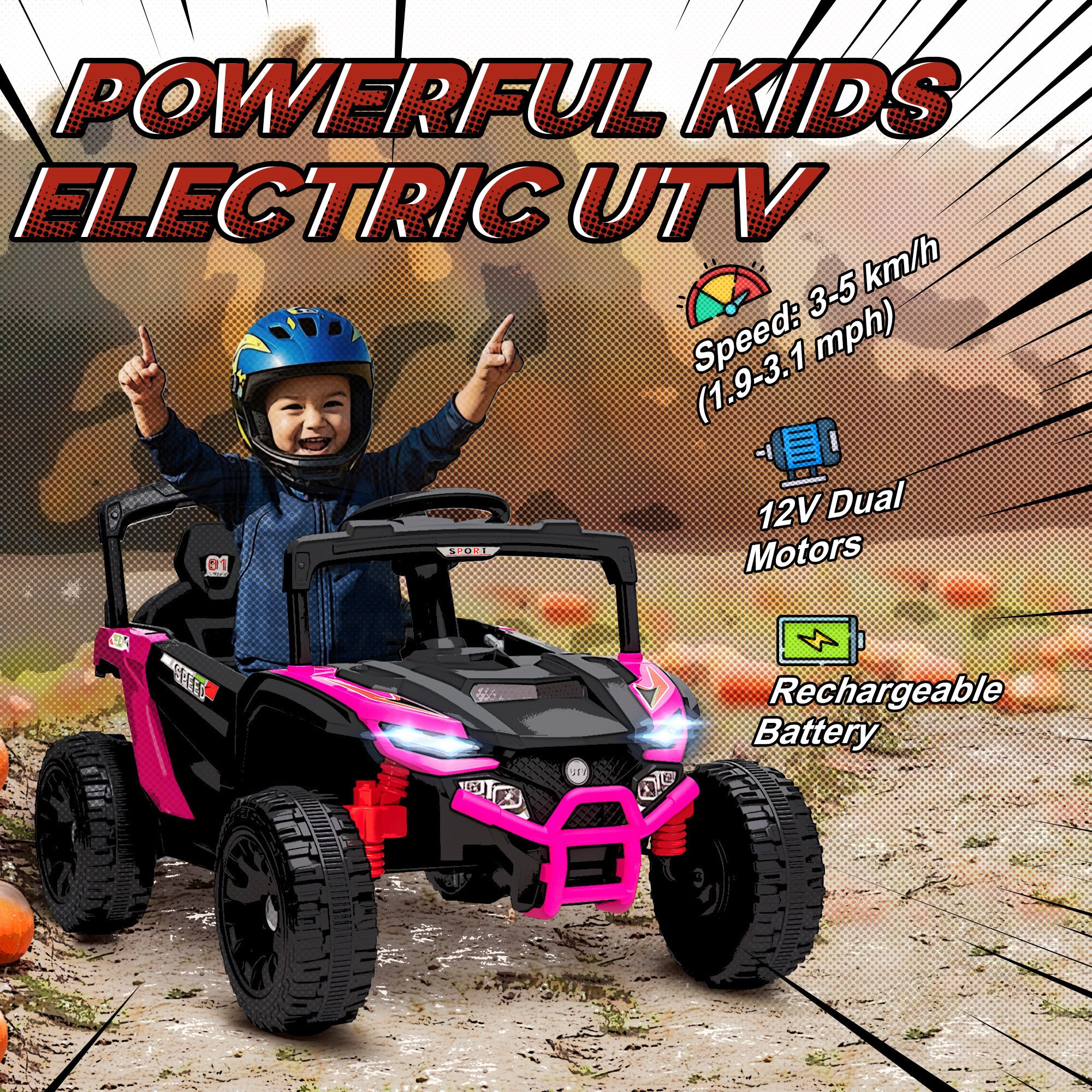 Qaba 370-426V80PK Play-Toys - View #3
