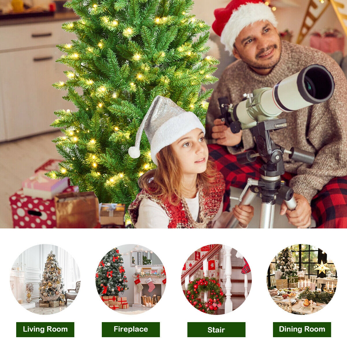 Forclover HYFW-TR811 Artificial-Christmas-Trees - View #8