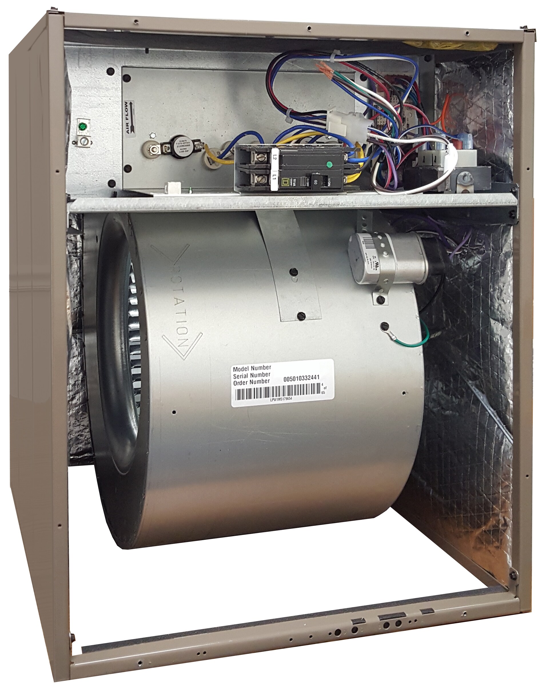 Winchester 32765-Max-BTU Input Electric 100-Percentage Multi-Positional  1-Stage Forced Air Furnace in the Forced Air Furnaces department at