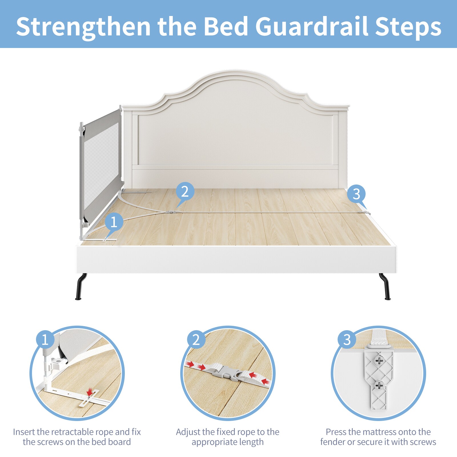 LOVMOR YEHL-15W-PLR Bed-Rails - View #6