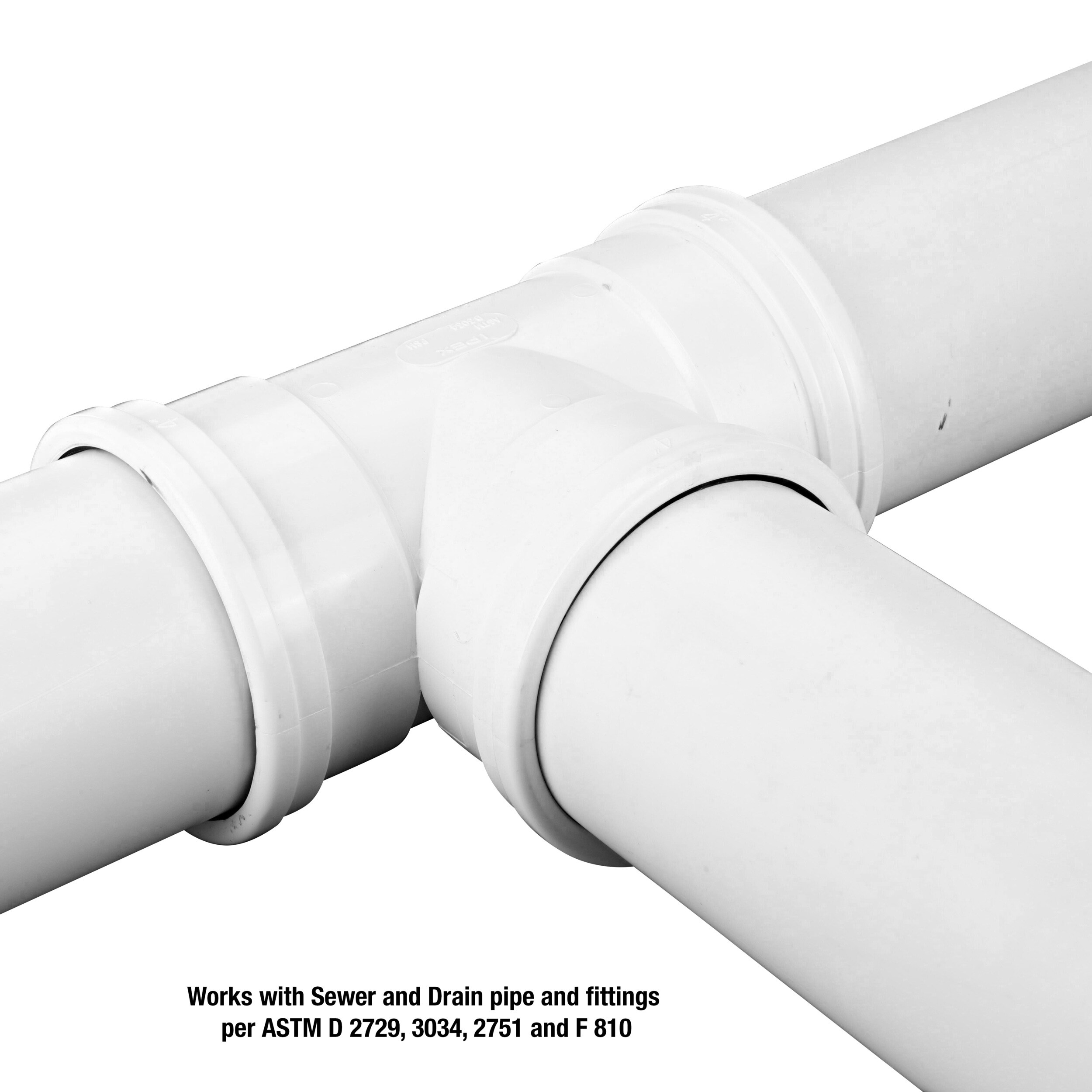 Ipex PVC Sewer Pipe for Sewer and Drainage Fitting, White