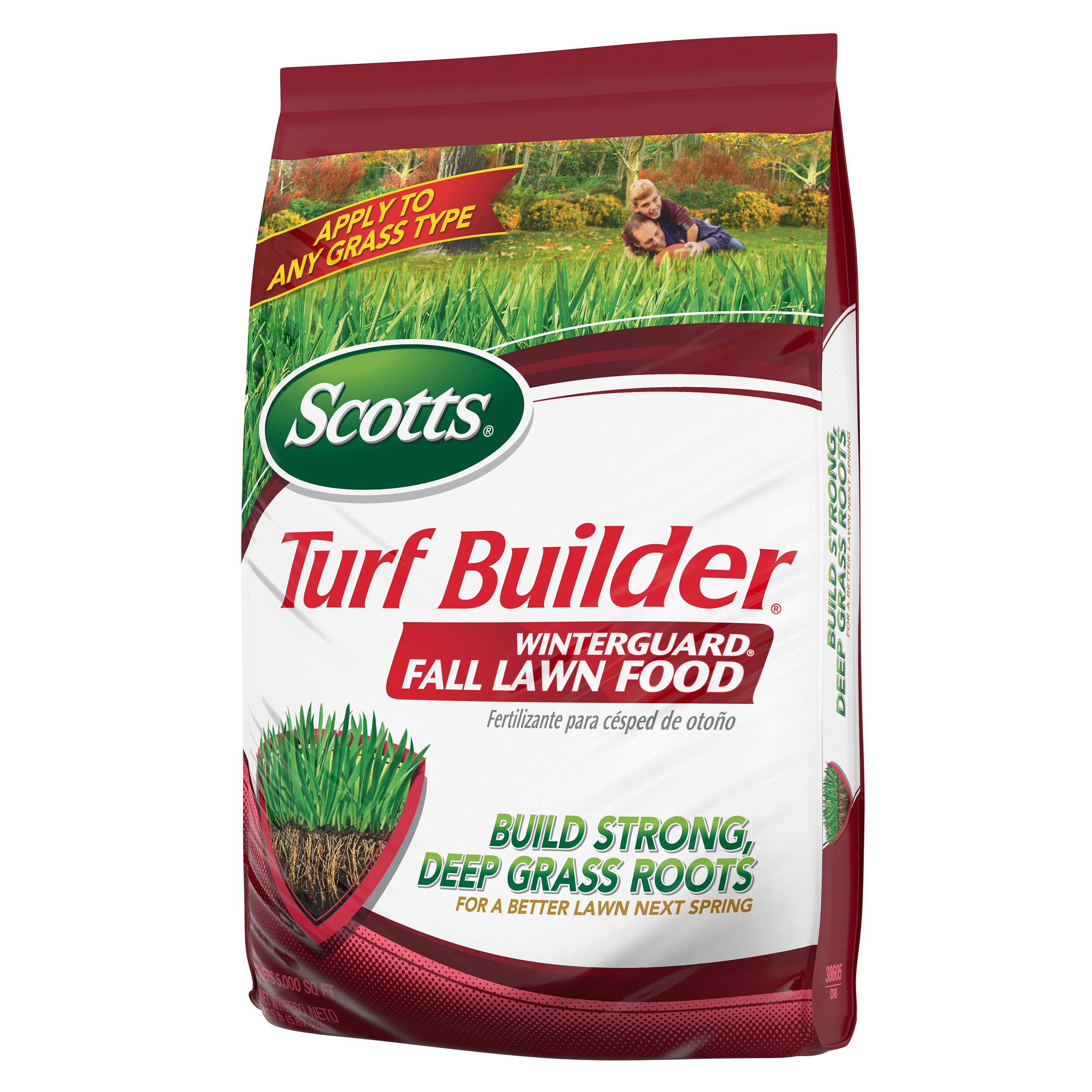 5000 Sq.Ft. Scotts 38605D Turf Builder WinterGuard Fall Lawn Food 