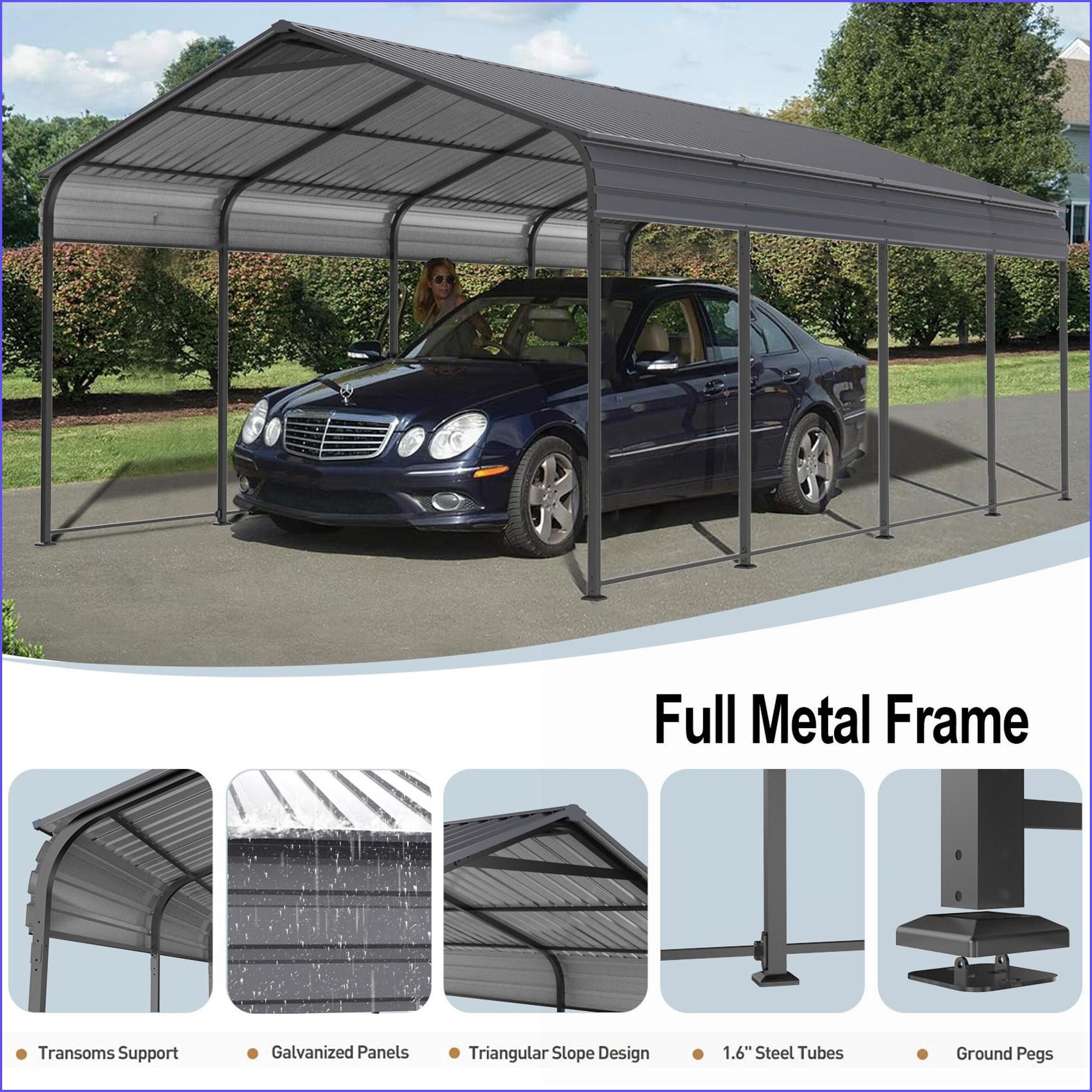 Watnature 7D2YNR8FWO14 Carport-Covers - View #13