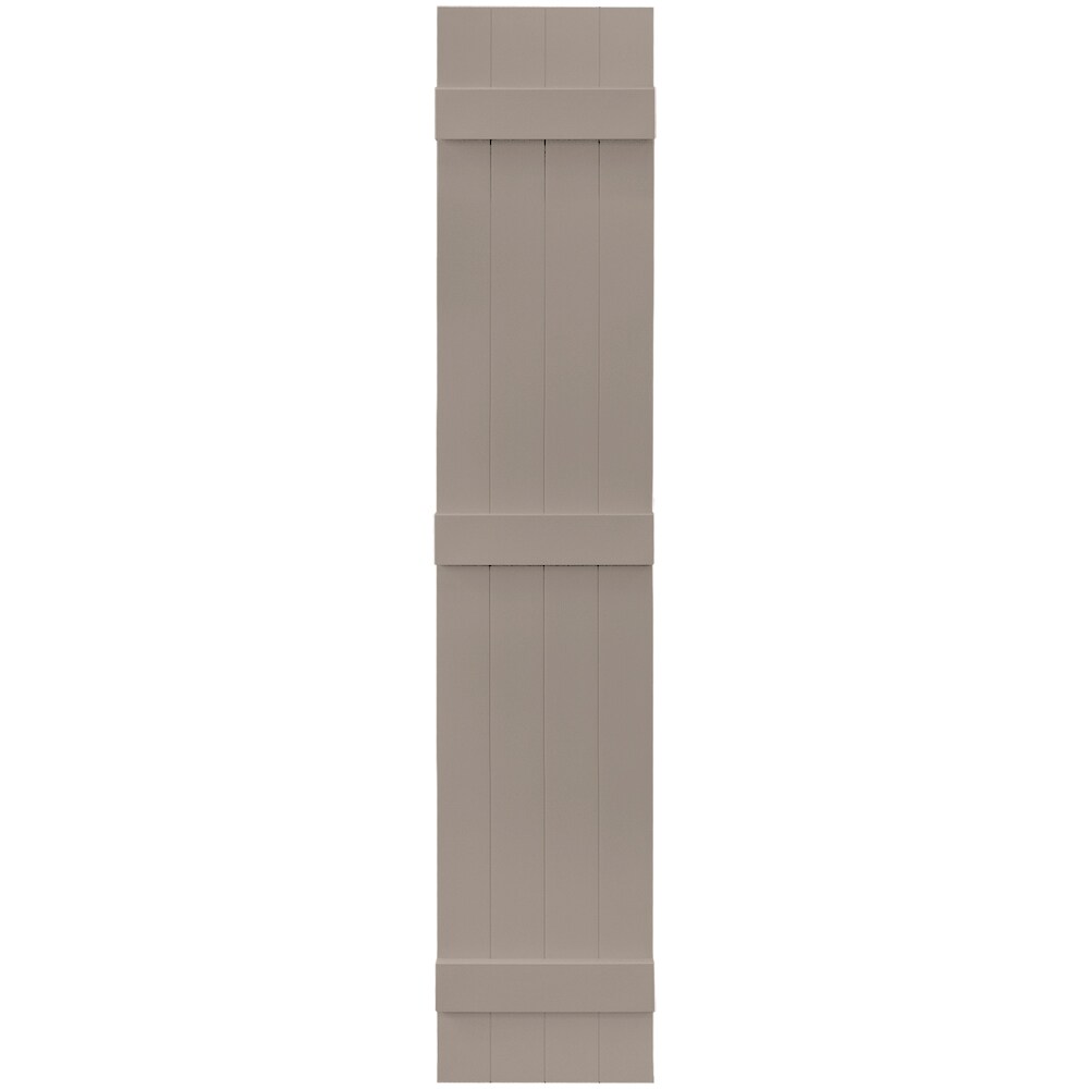 Vantage V6831475008 13.875-in W x 74.875-in H Clay Exterior Shutters