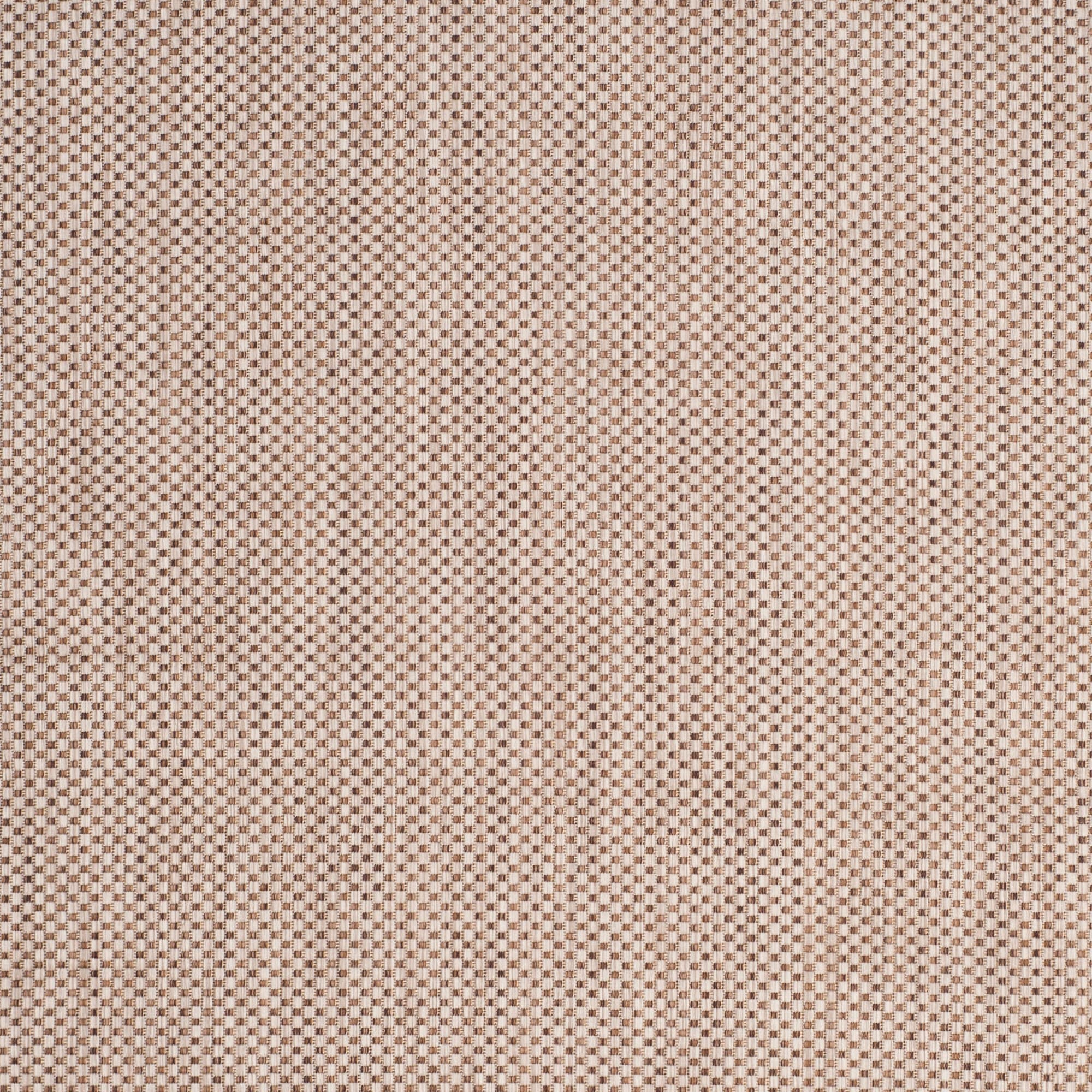 Beige and Brown Synthetic Non-slip Indoor/Outdoor Rug