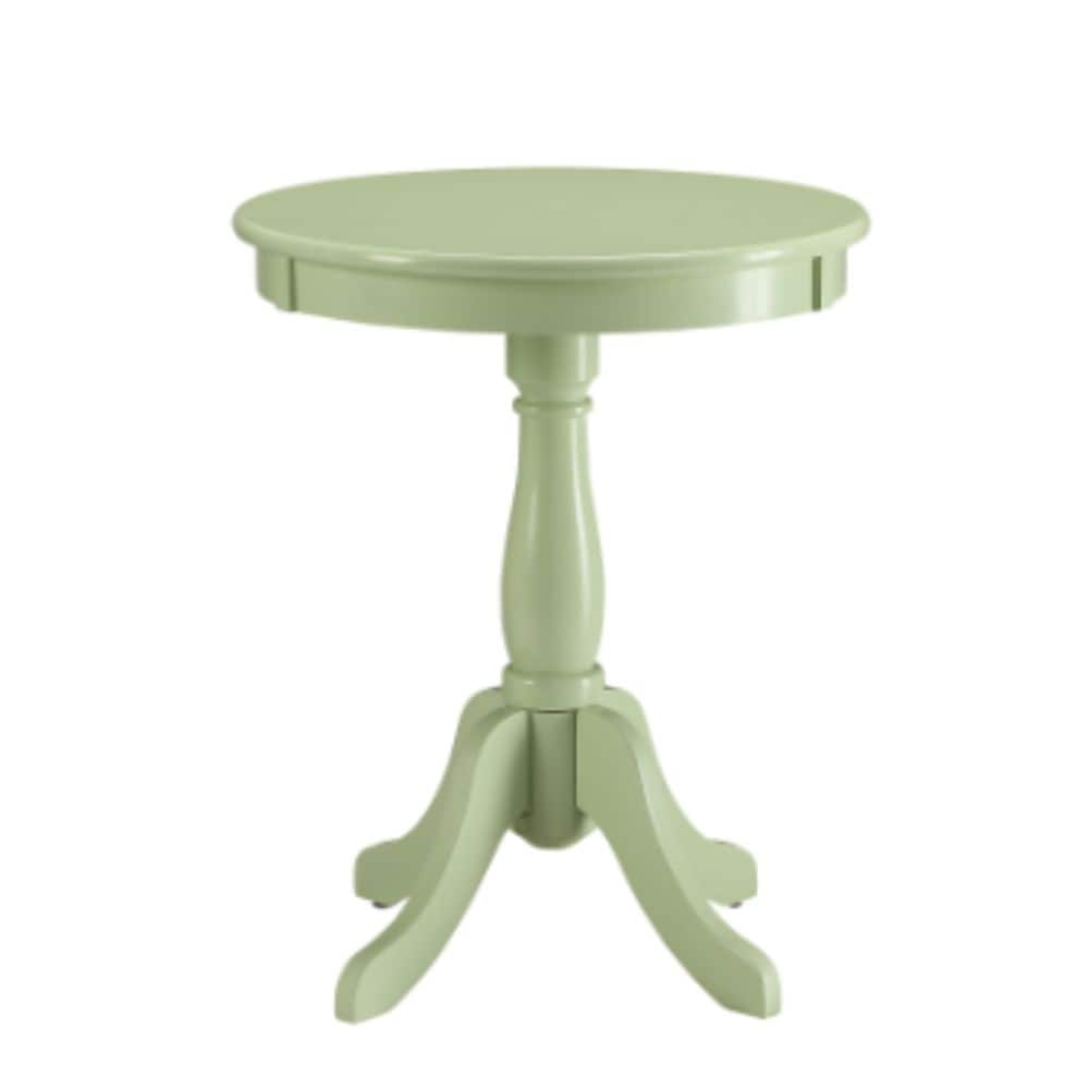 light green table