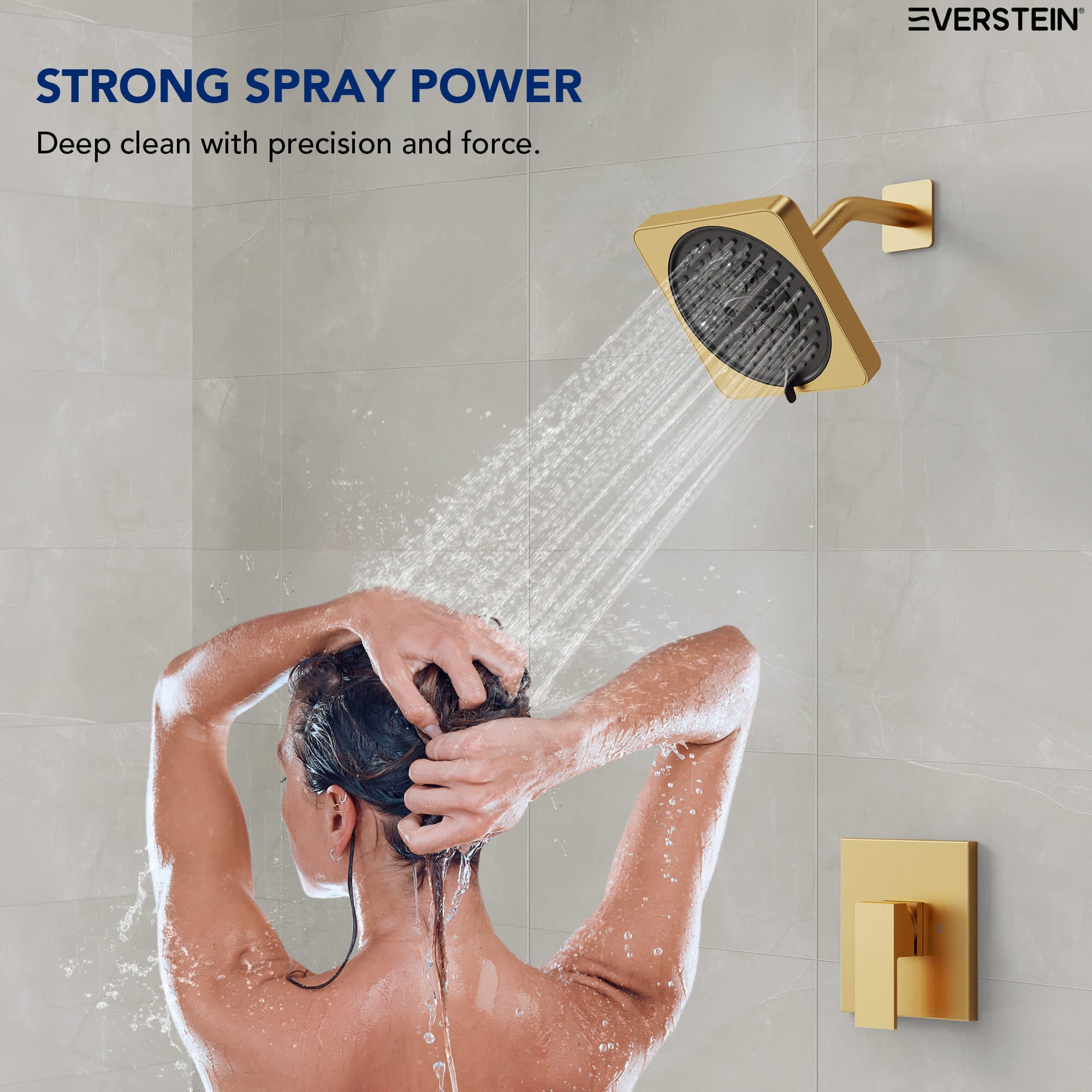 EVERSTEIN SFS-1130-GD Showerhead-Bar-Panels - View #6