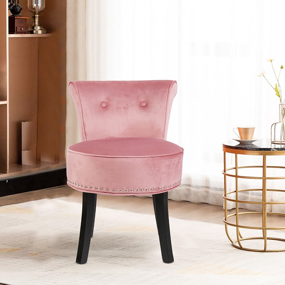 Dressing table pink cheap chair