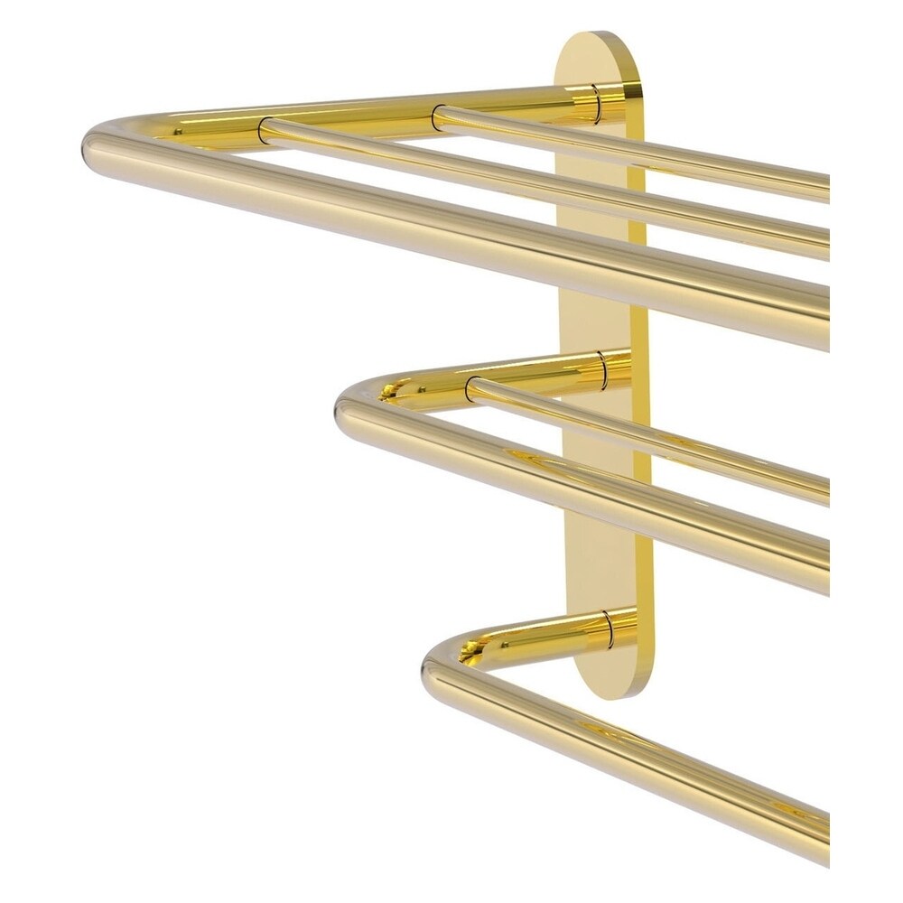 Allied Brass HTL-3-PB Towel-Trees - View #2