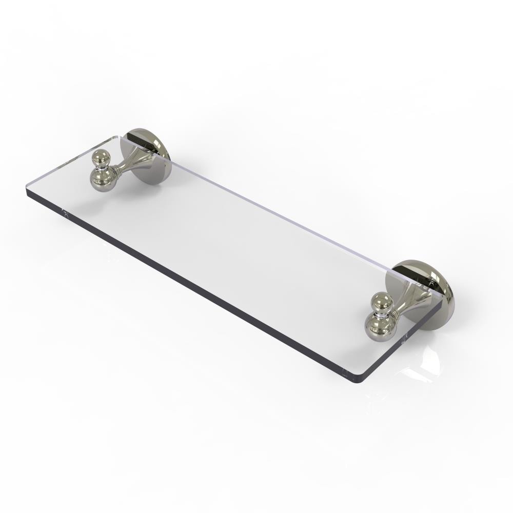 Allied Brass SL-1-16-PNI Shadwell Polished Nickel Wall mount Bathroom Shelf ( 16-in x 3.6-in x 5-in )