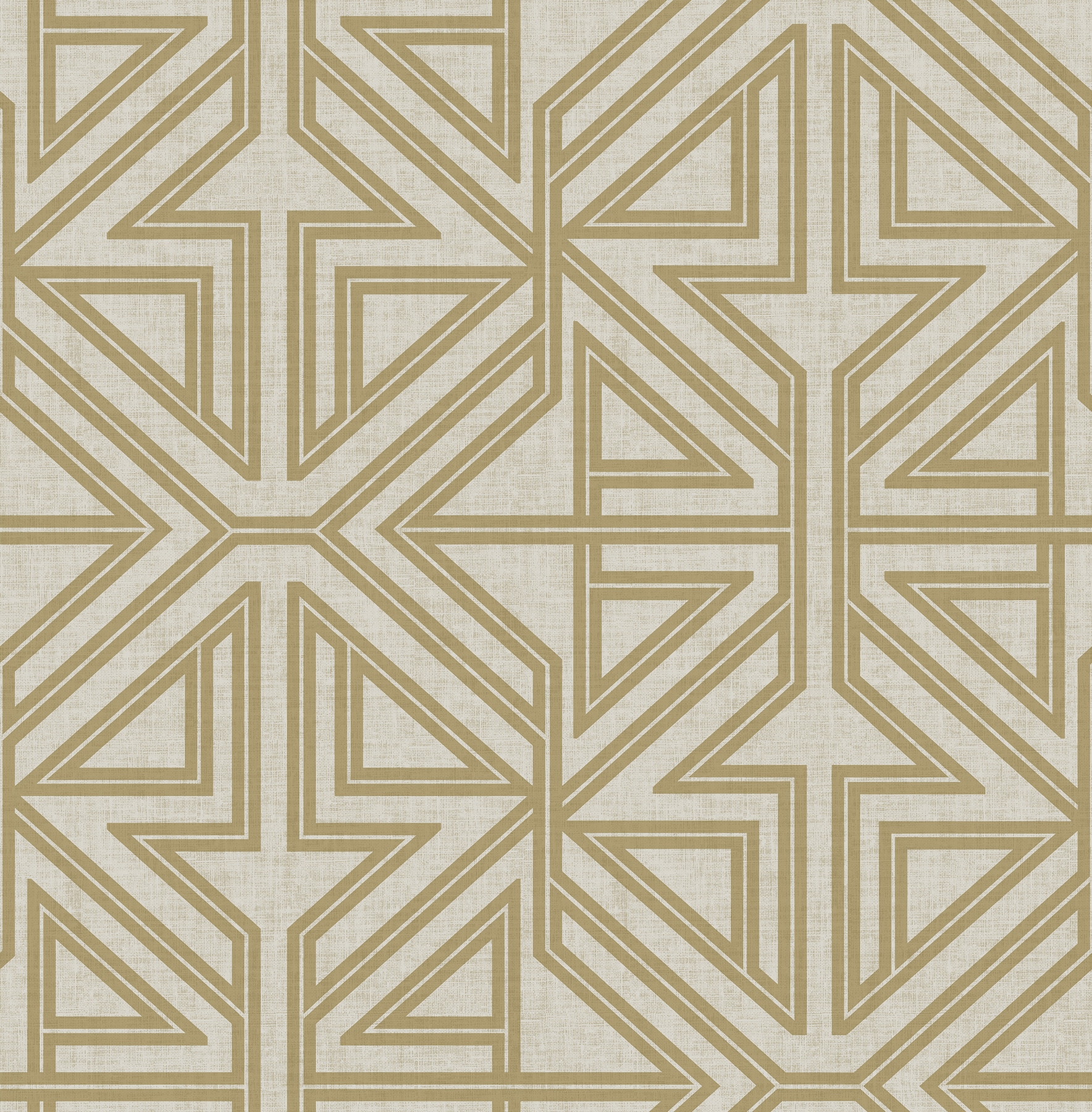 Scott Living 2975-26229 56.4-Sq. Feet Gold Non-woven Geometric Unpasted Wallpaper