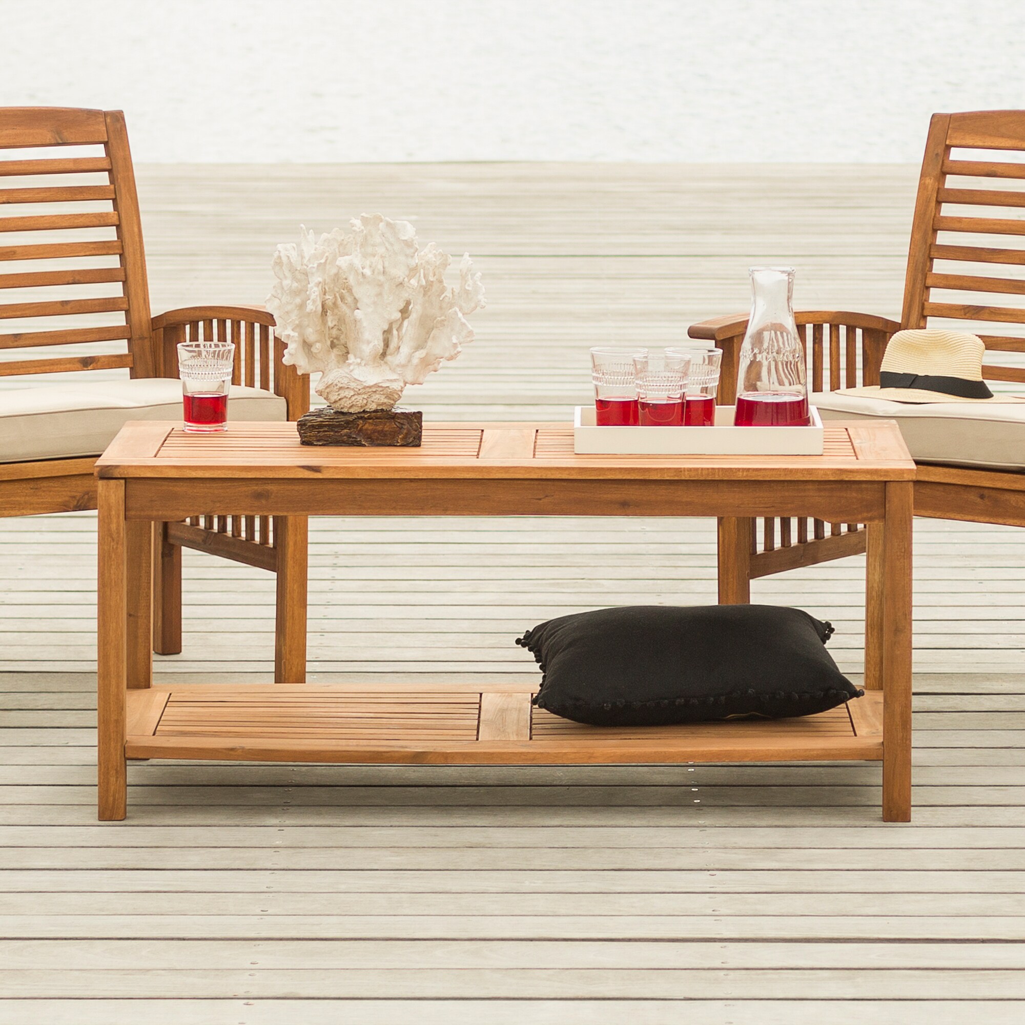 Walker Edison LWW3SBR-2LST Patio-Conversation-Sets - View #3