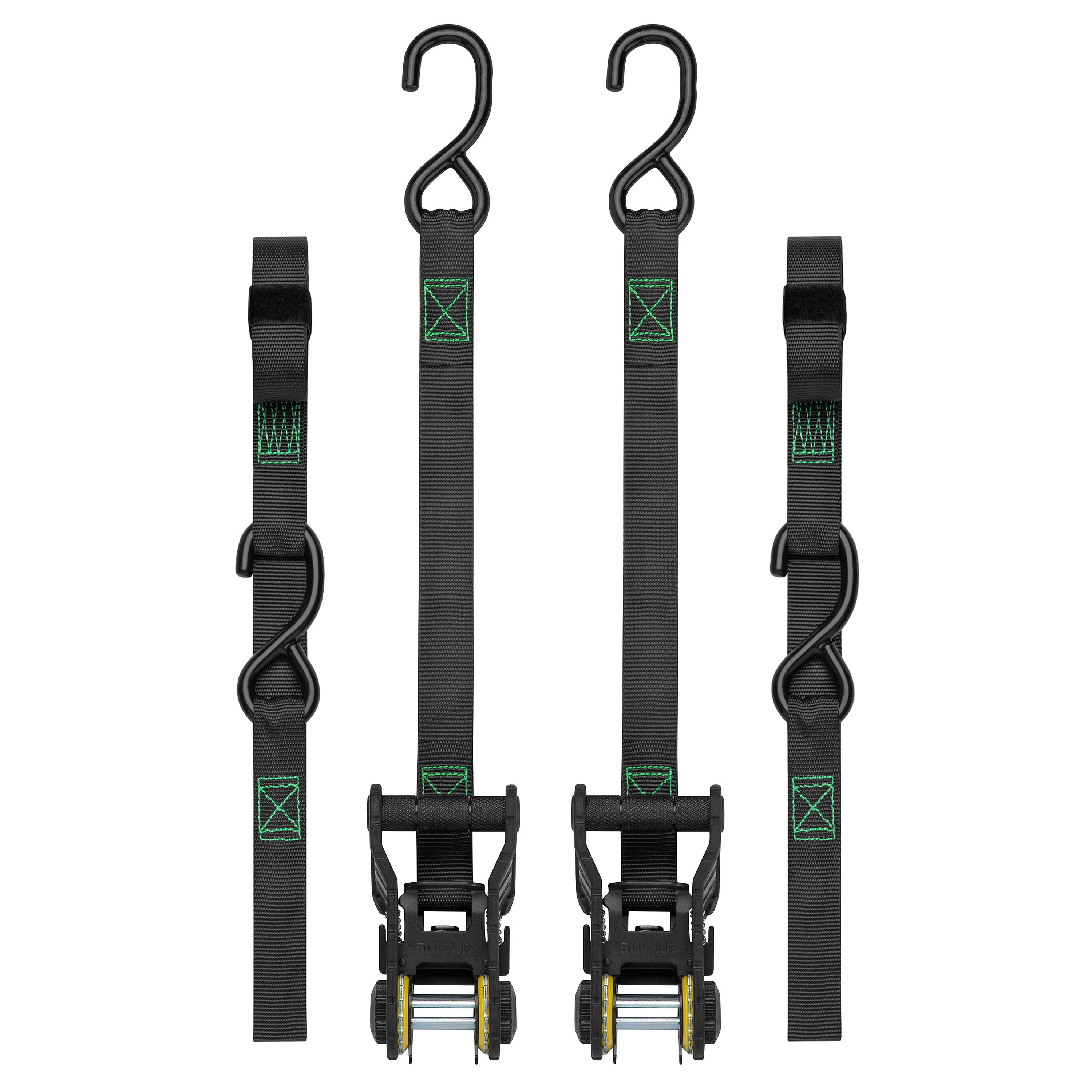SmartStraps 4628 1-in x 10-ft Ratcheting Strap Tie Down 1500-lb Break Strength (2-Pack)