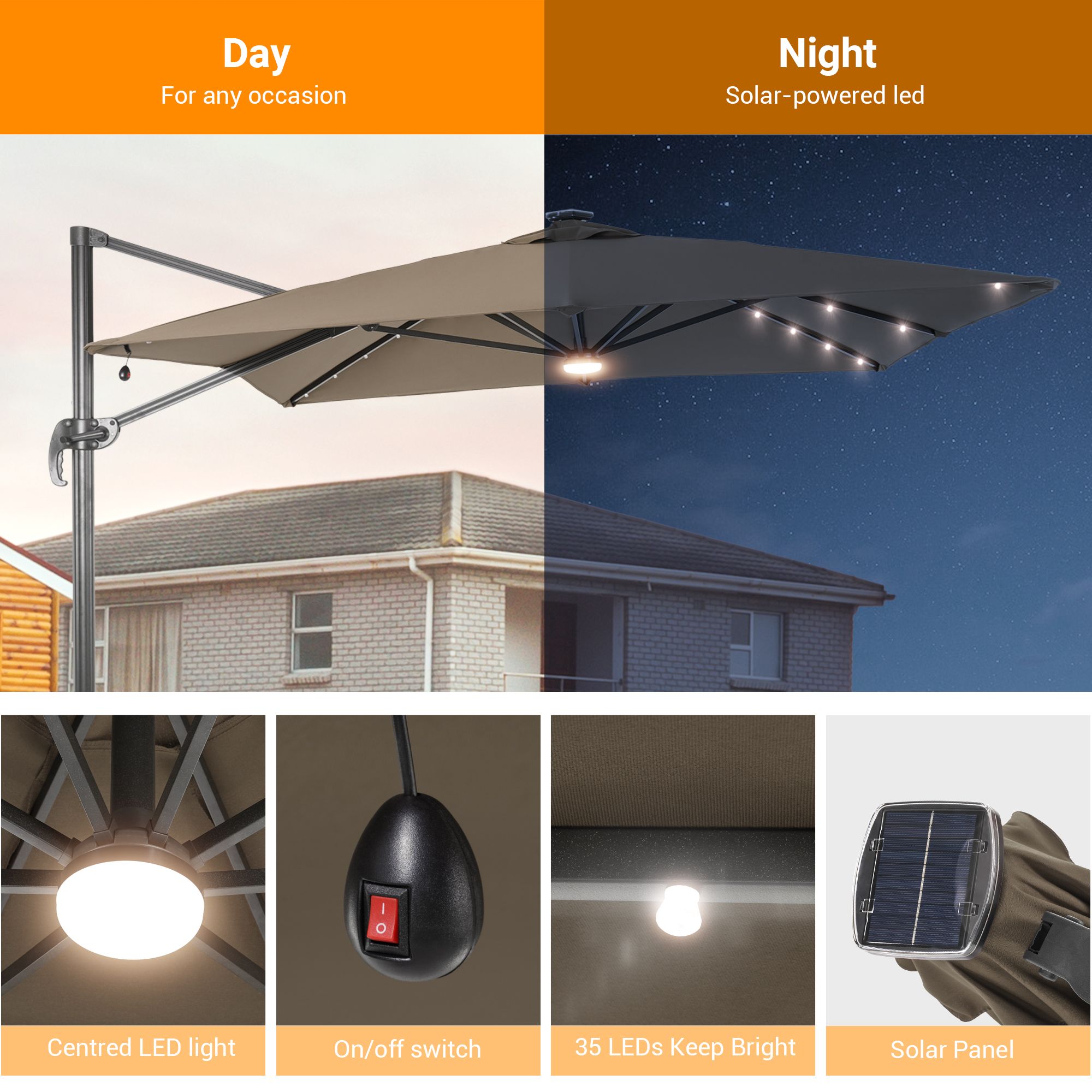 Sonkuki SD-MN108TP-LED Umbrellas-2 - View #6
