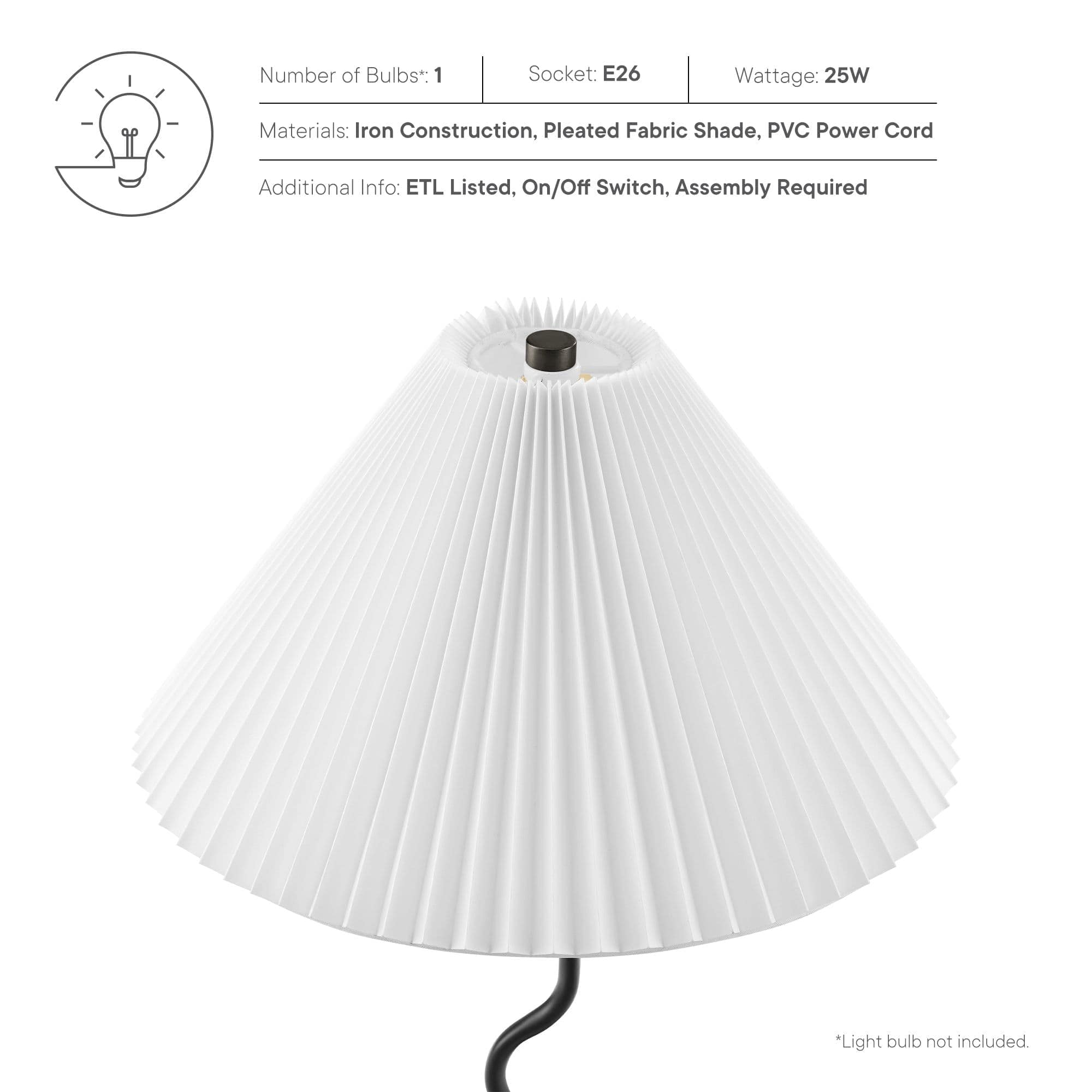 Modway EEI-6876-BLK Desk-Table-Lamps - View #3