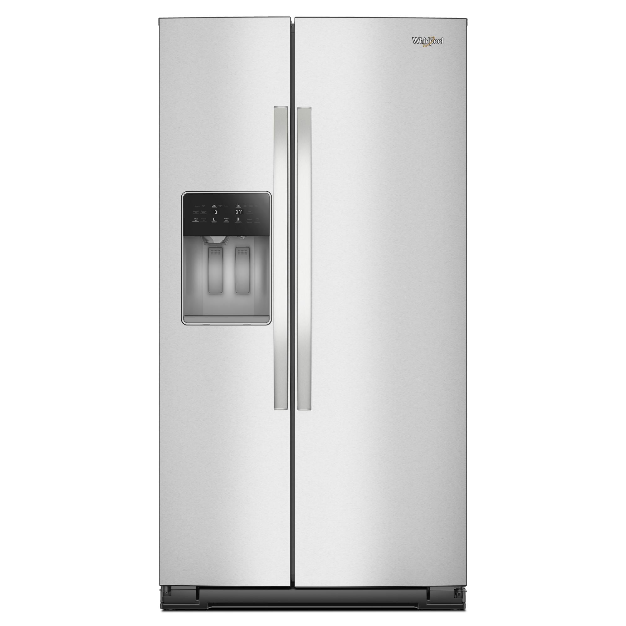 Whirlpool WRSF6536RZ 28.7-cu ft Side-by-Side Refrigerator with Ice Maker ,Water and Ice Dispenser ( Fingerprint Resistant Stainless Finish )