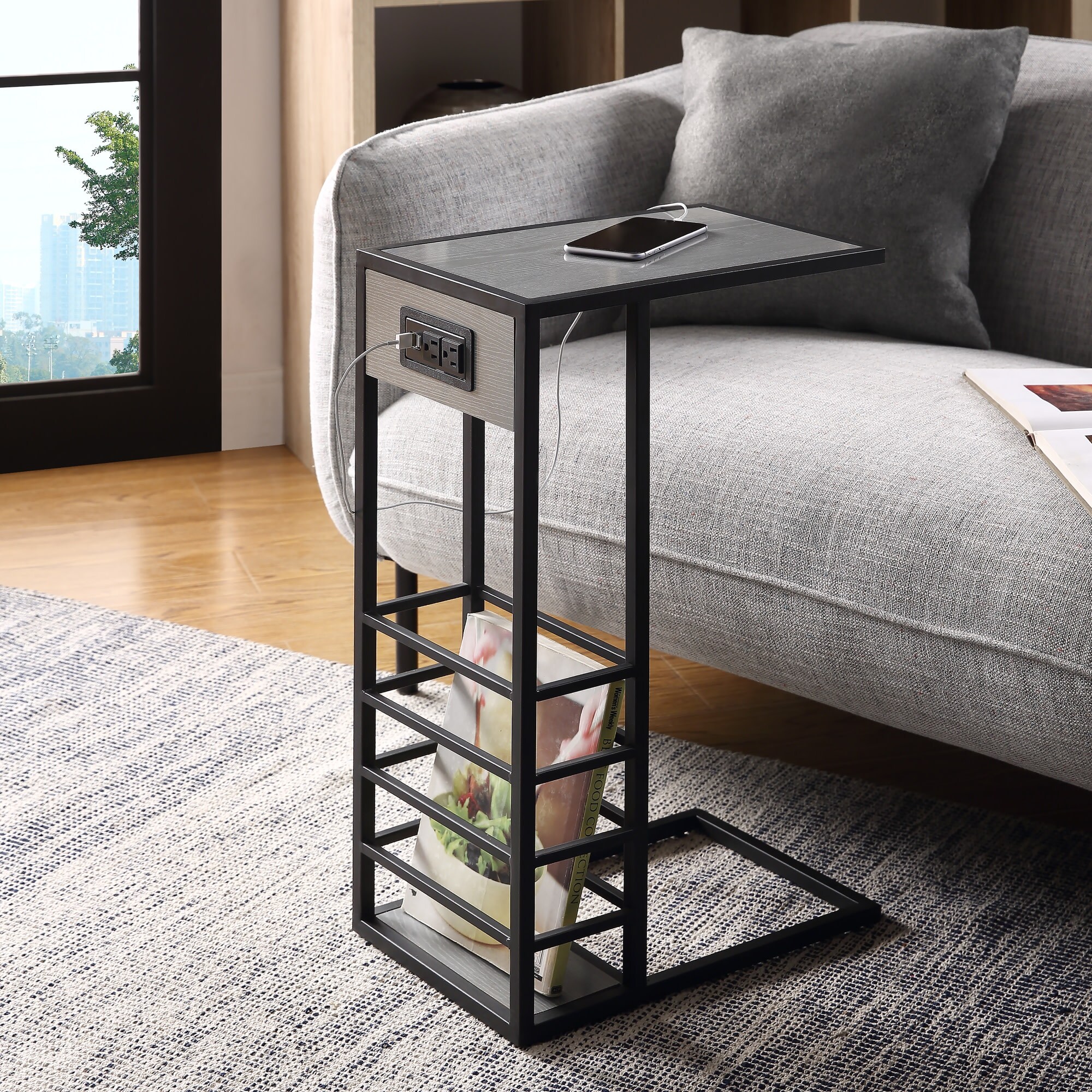 Loft Lyfe LET99-26GR-LS End-Tables - View #2