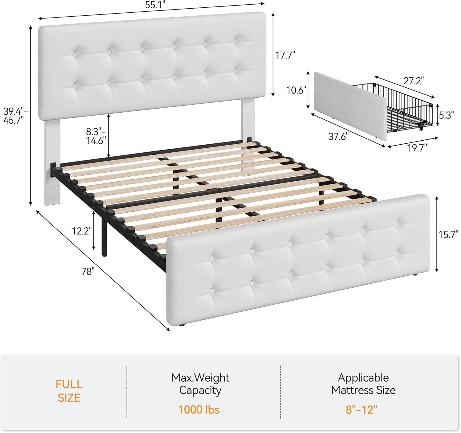 Qeetex LHF-BED-PHO-121U417X beds - View #2