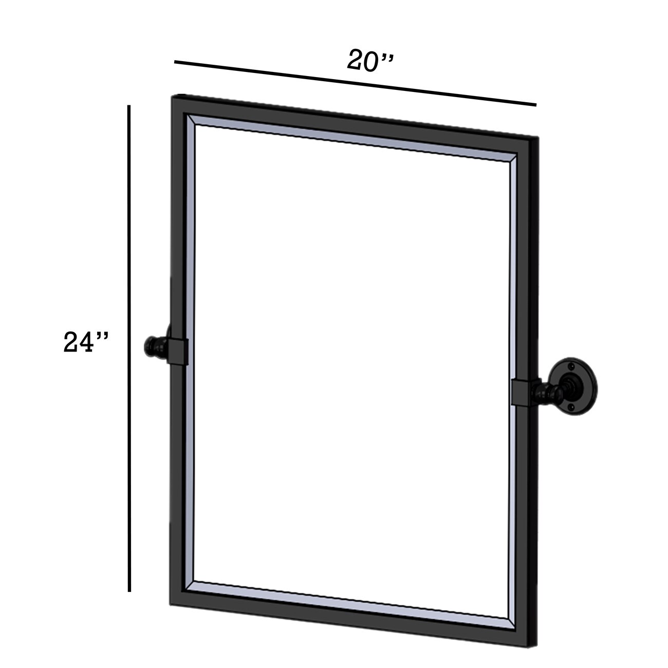 TEHOME GC-00104 Framed-Bath-Mirrors - View #4